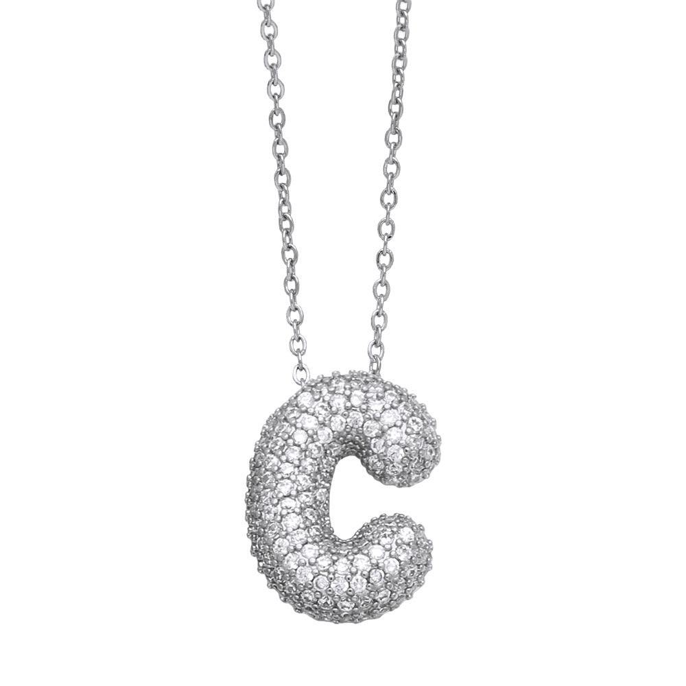 SHIMMER INITIAL NECKLACE