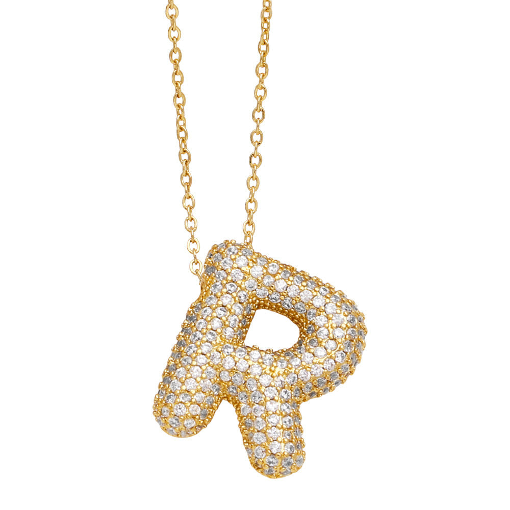 SHIMMER INITIAL NECKLACE