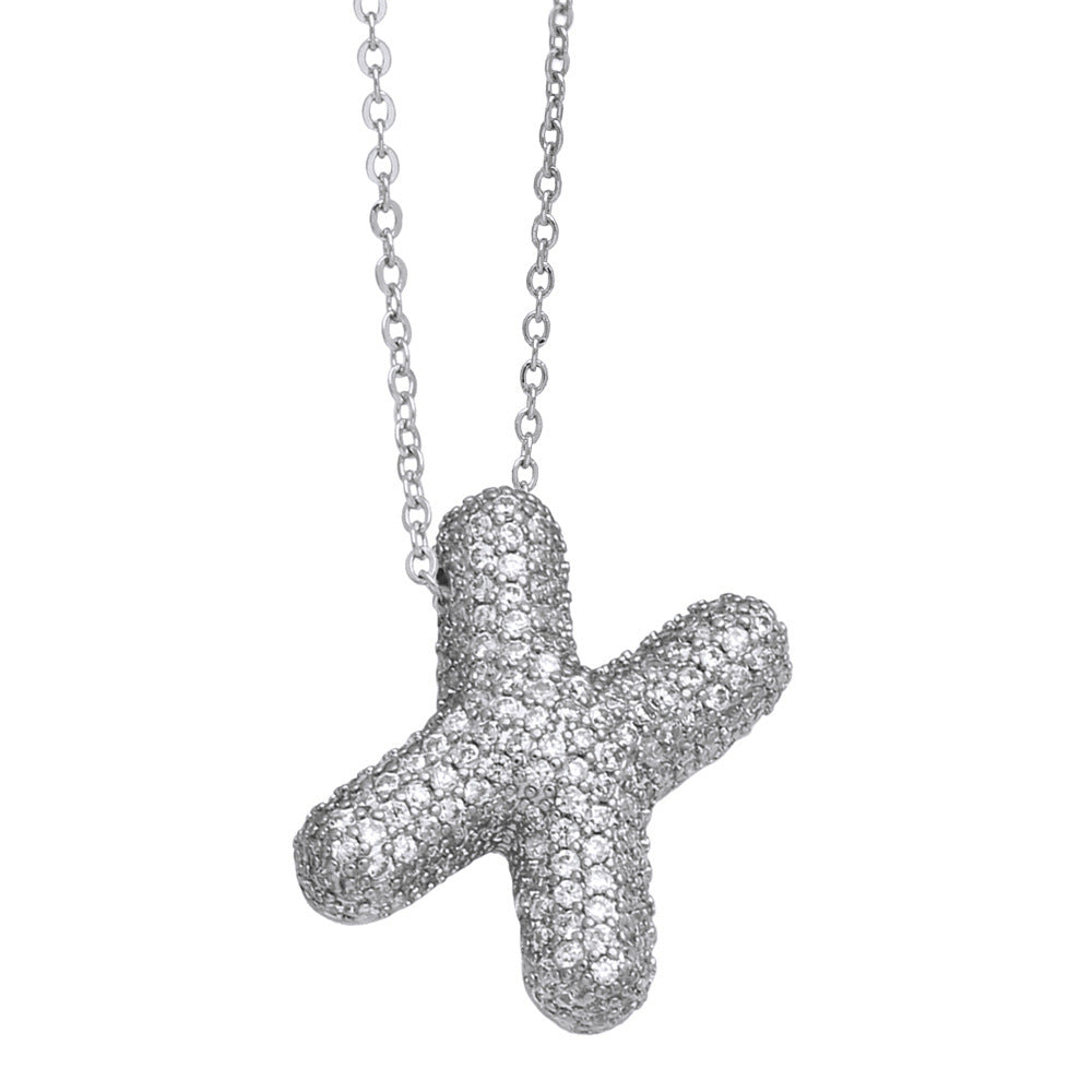SHIMMER INITIAL NECKLACE