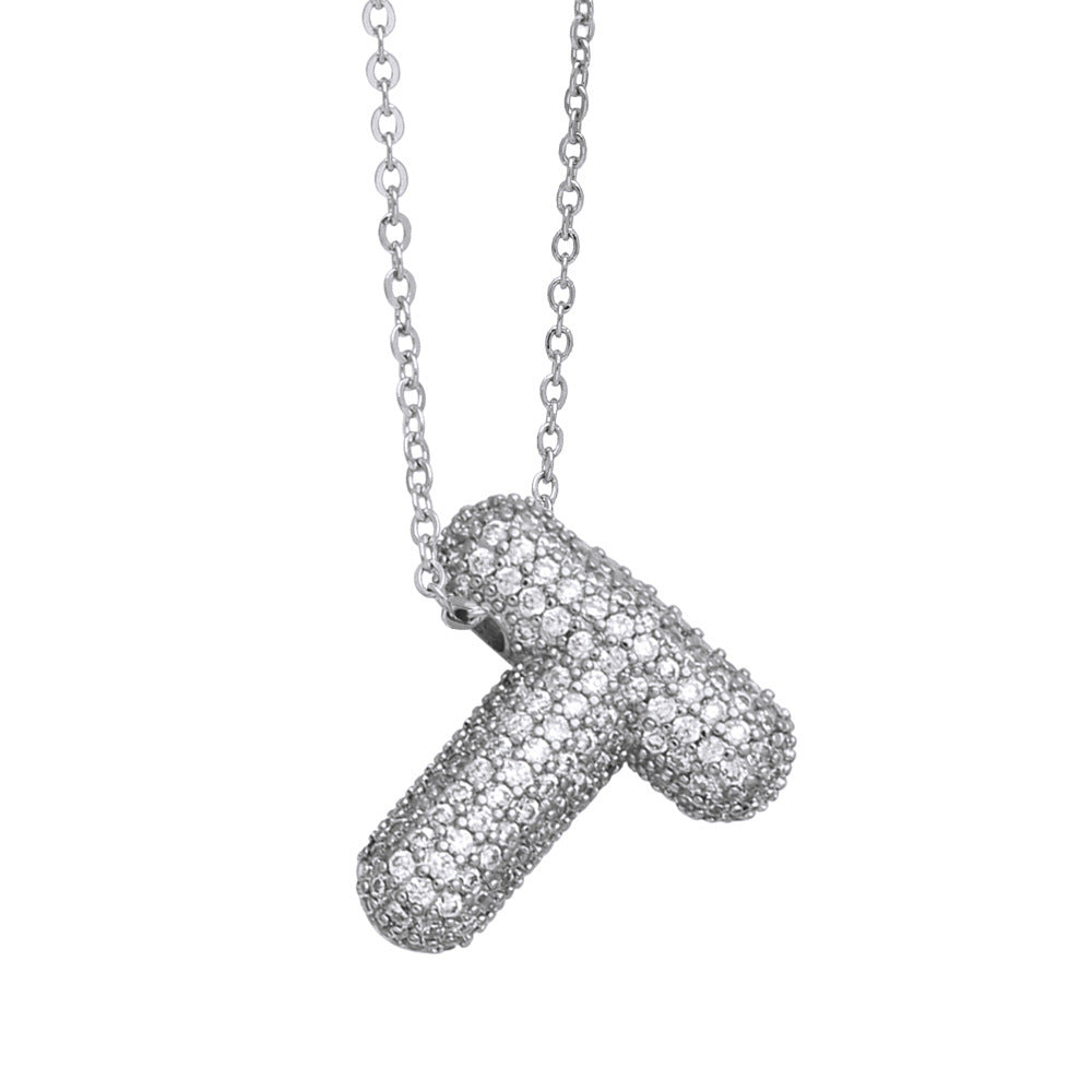 SHIMMER INITIAL NECKLACE