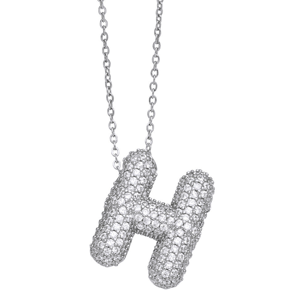 SHIMMER INITIAL NECKLACE