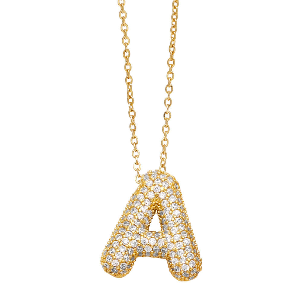 SHIMMER INITIAL NECKLACE
