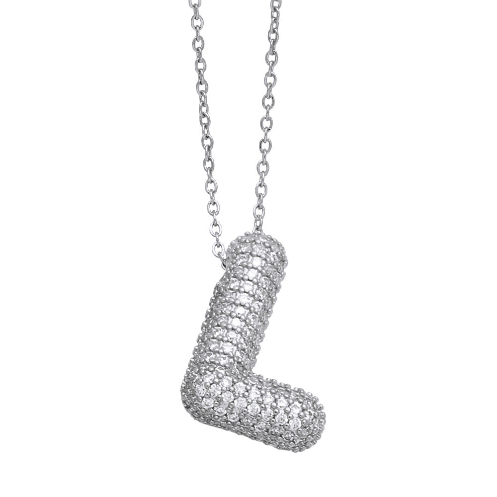 SHIMMER INITIAL NECKLACE