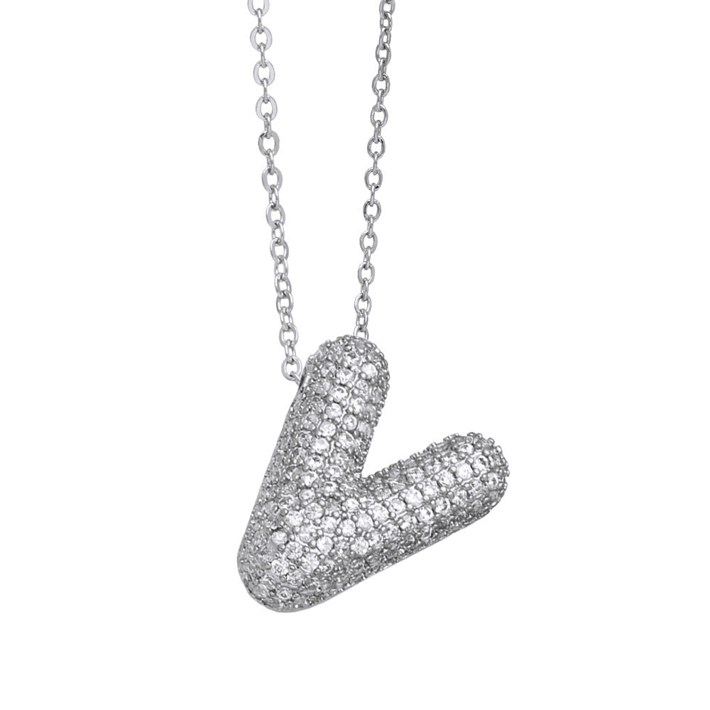 SHIMMER INITIAL NECKLACE