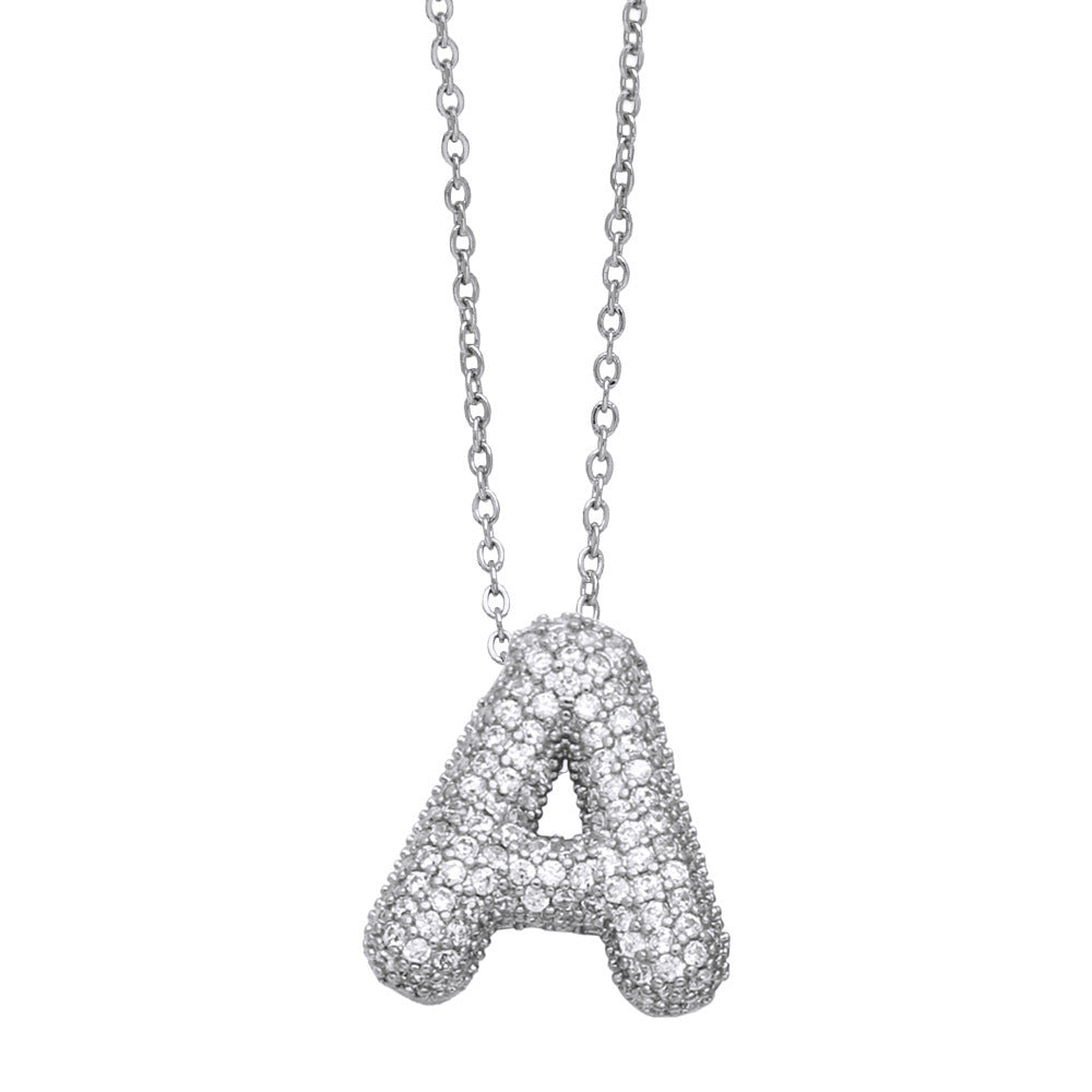 SHIMMER INITIAL NECKLACE