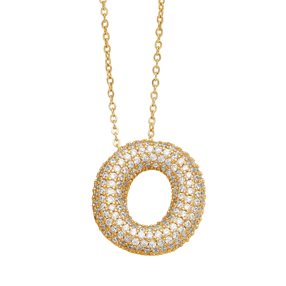 SHIMMER INITIAL NECKLACE