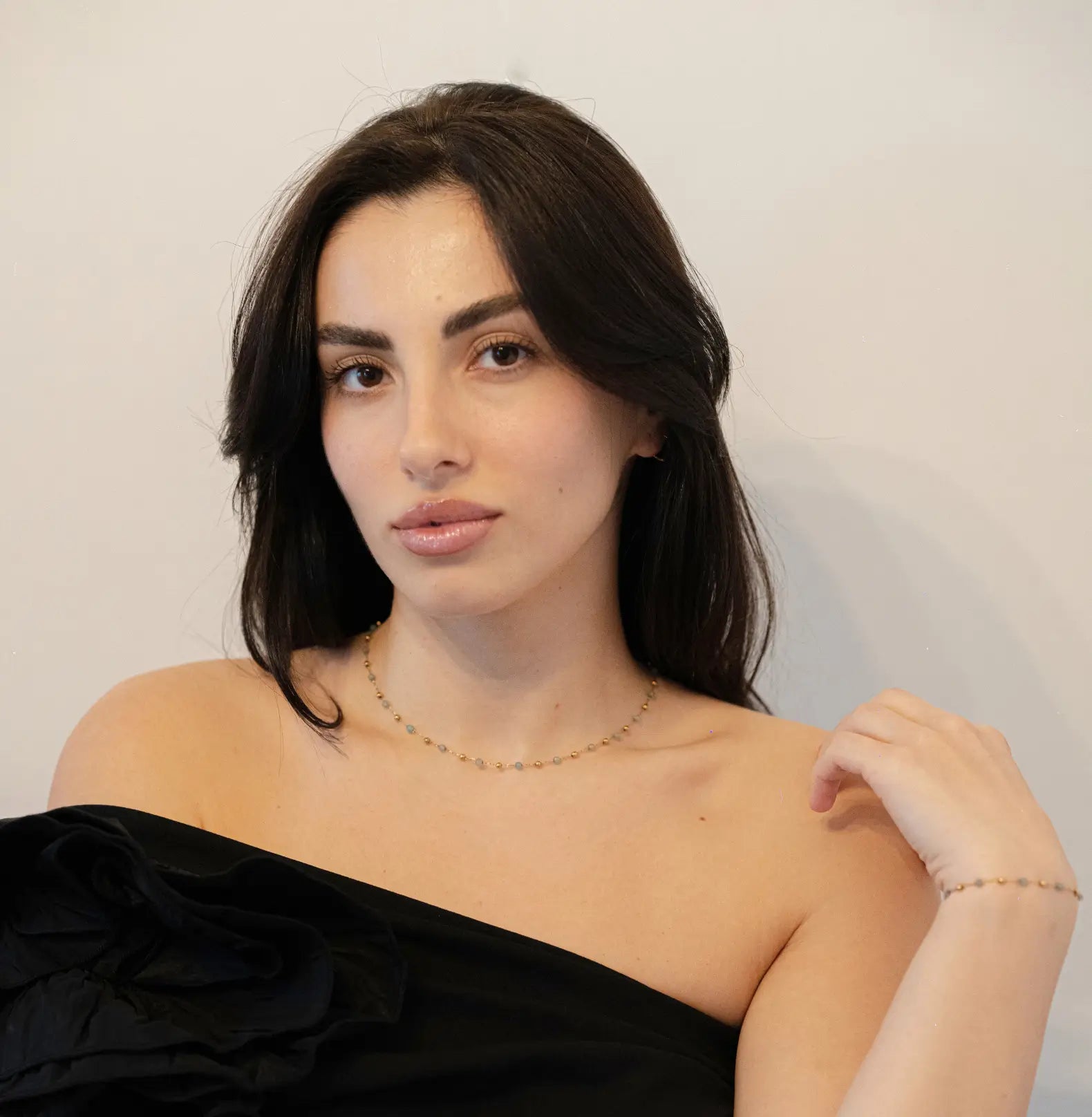 BEADED GEMSTONE CHAIN