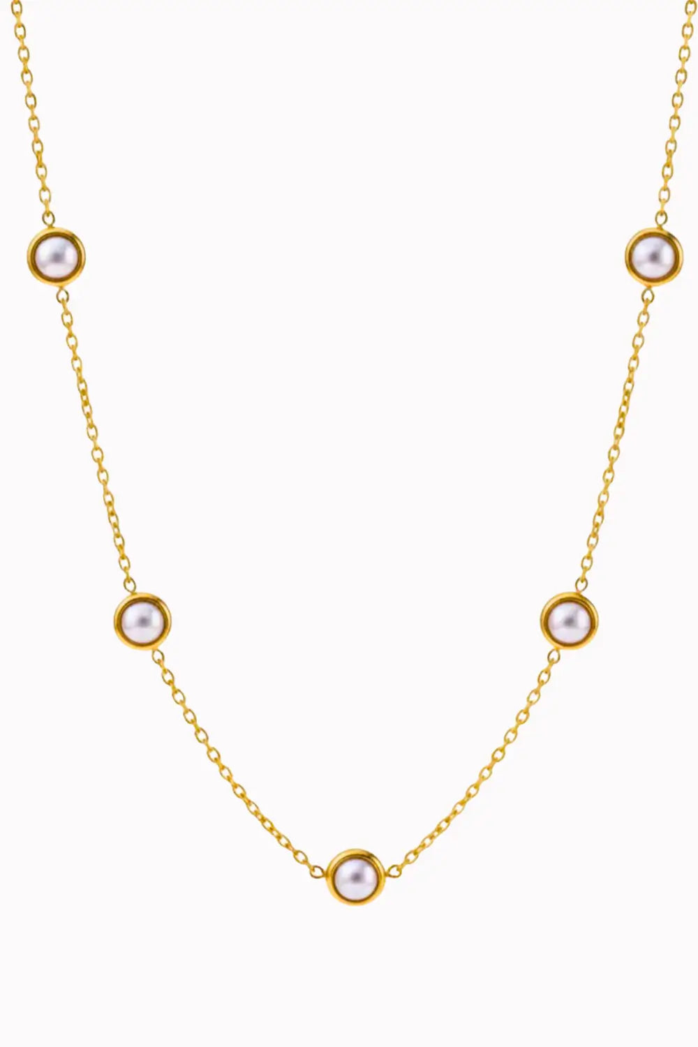 PEARL STATION NECKLACE