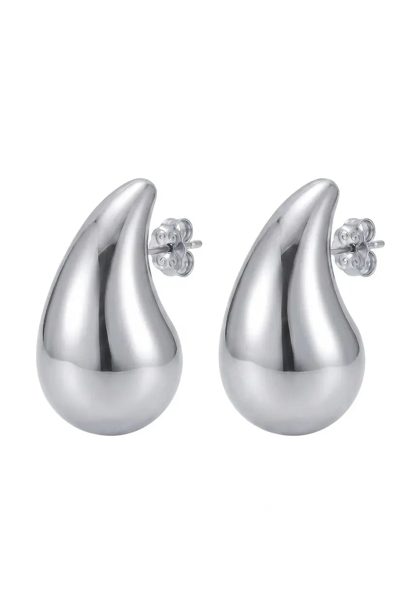 Teardrop Dome Earrings