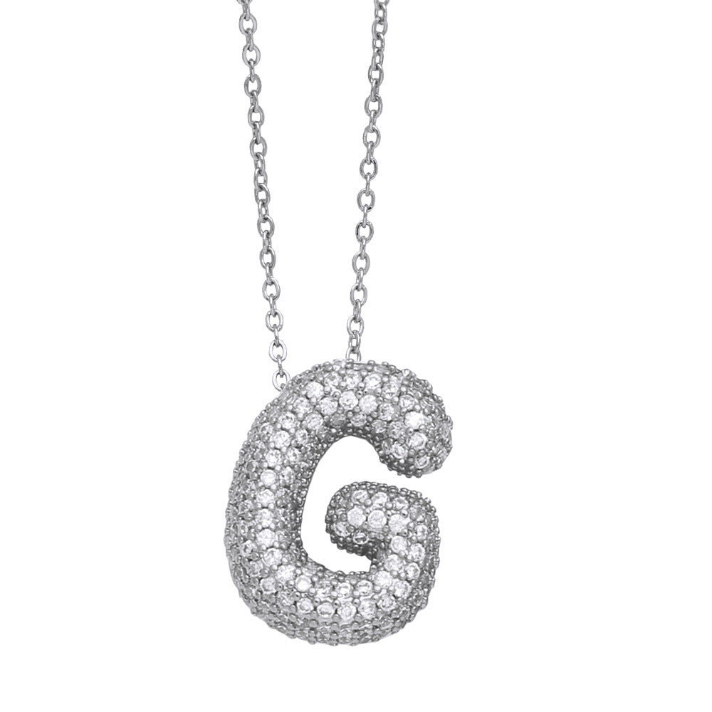 SHIMMER INITIAL NECKLACE