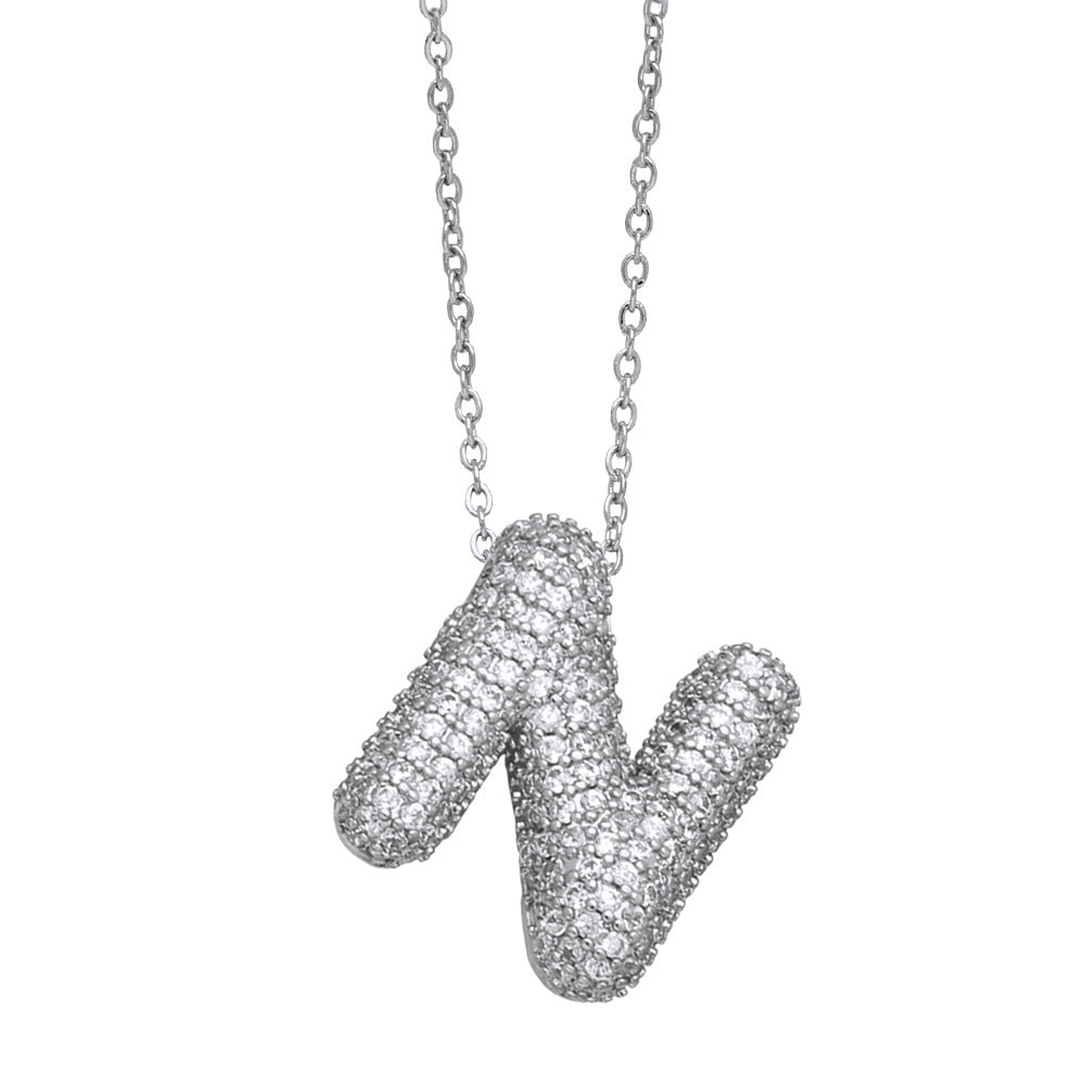 SHIMMER INITIAL NECKLACE