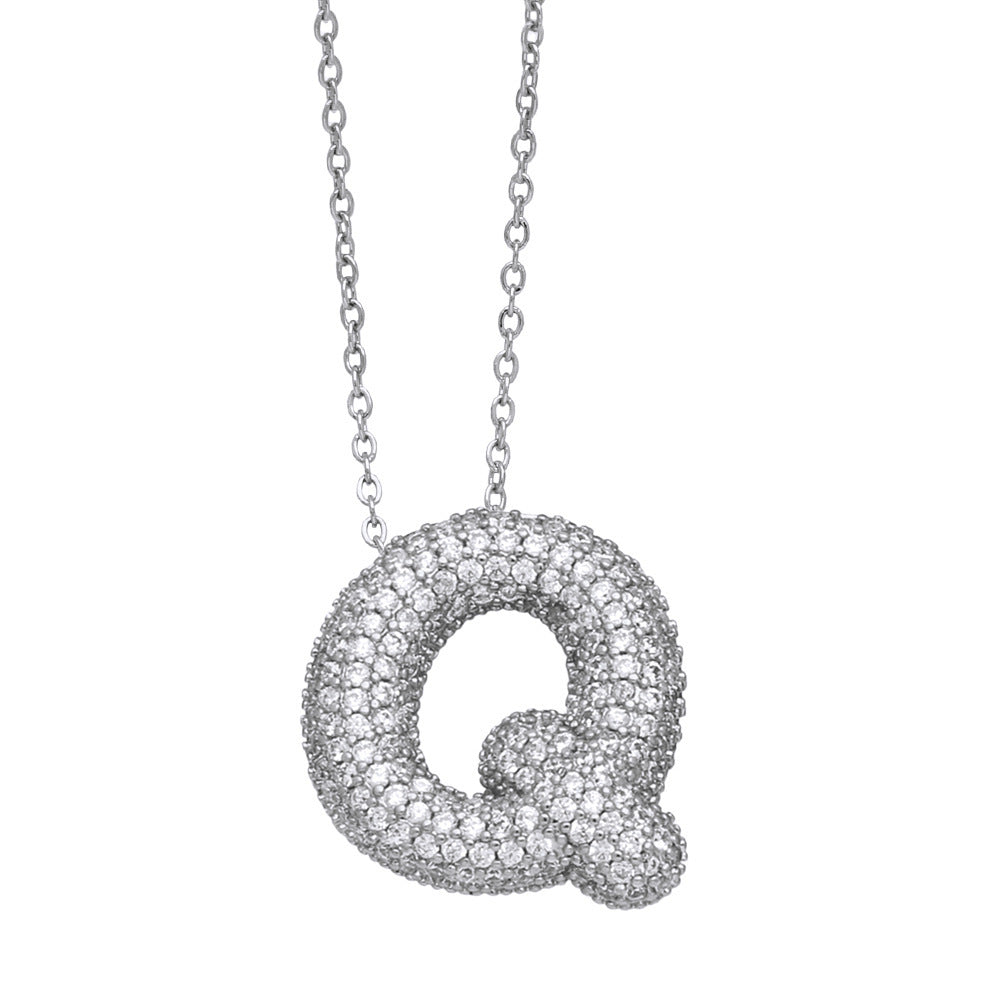 SHIMMER INITIAL NECKLACE
