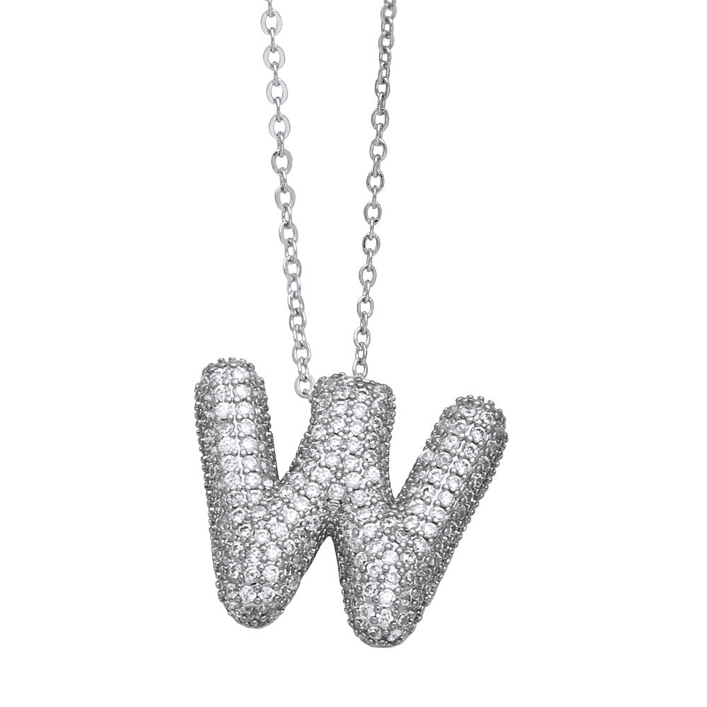 SHIMMER INITIAL NECKLACE