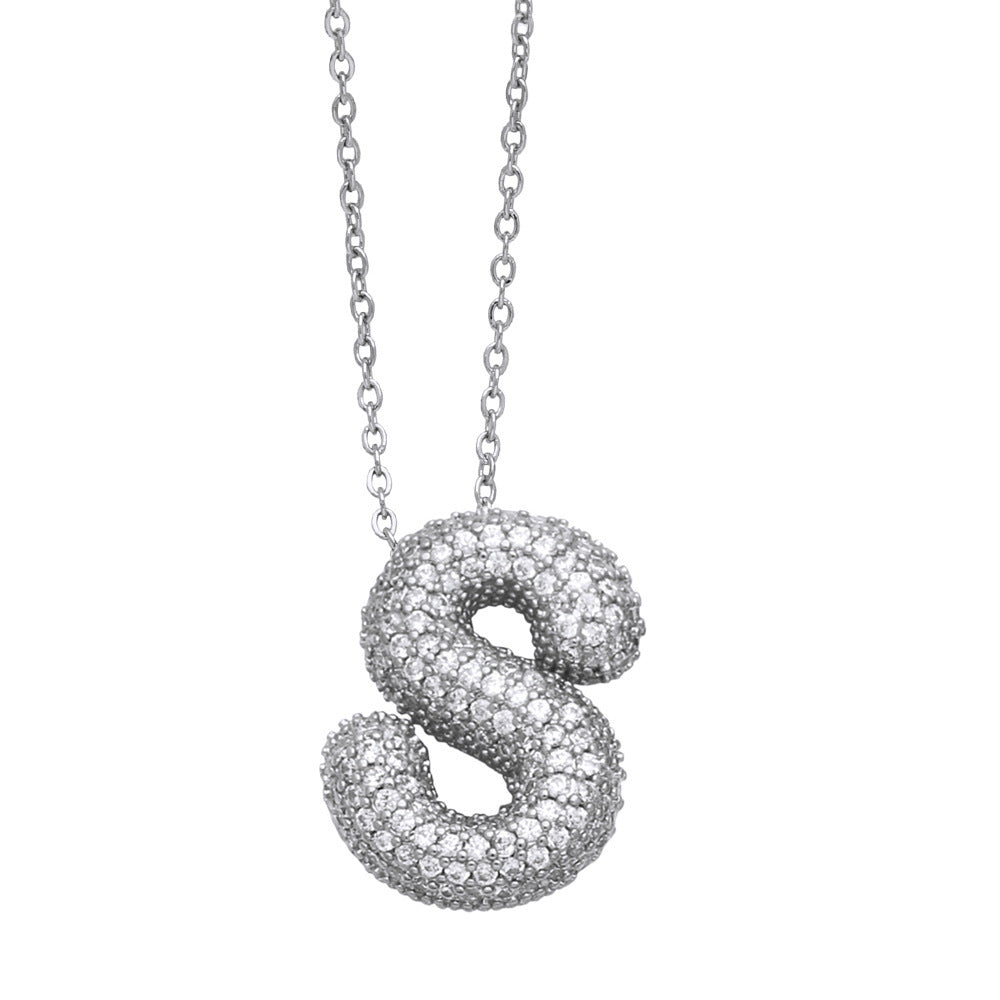 SHIMMER INITIAL NECKLACE