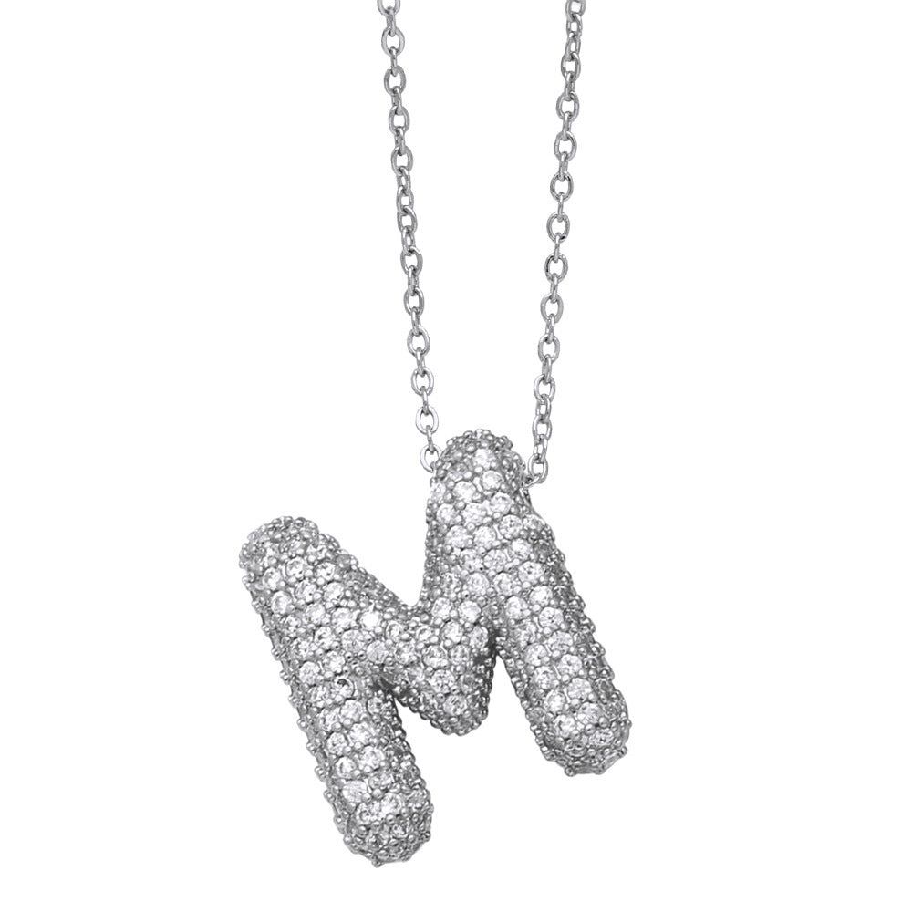 SHIMMER INITIAL NECKLACE