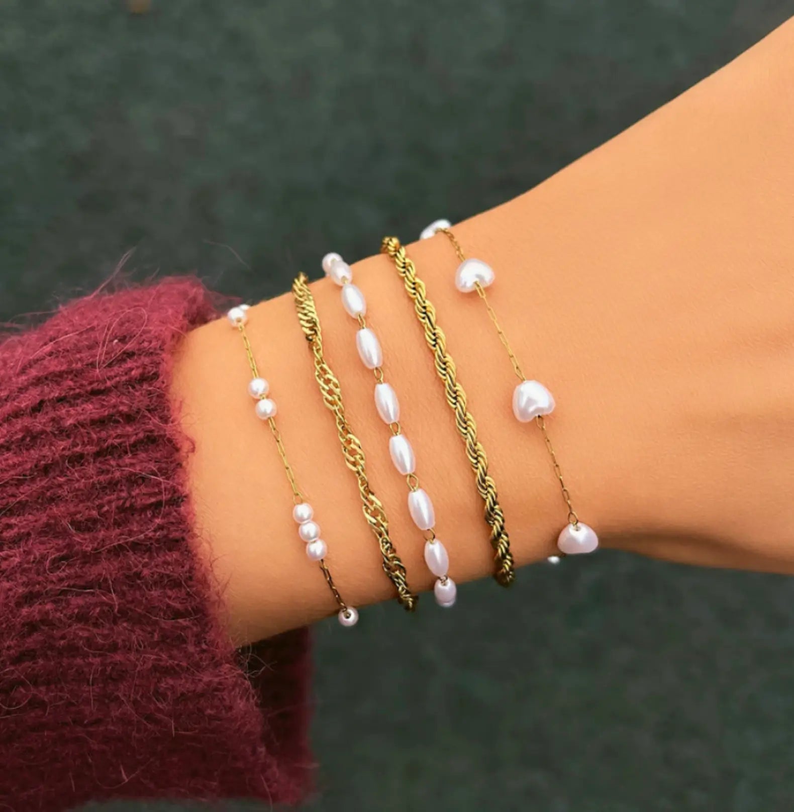 SWEETHEART PEARL BRACELET