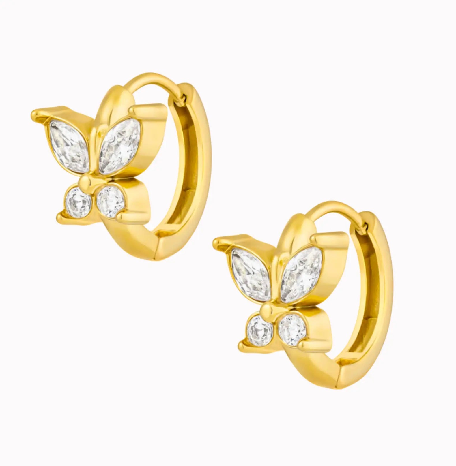 MINI BUTTERFLY HOOPS