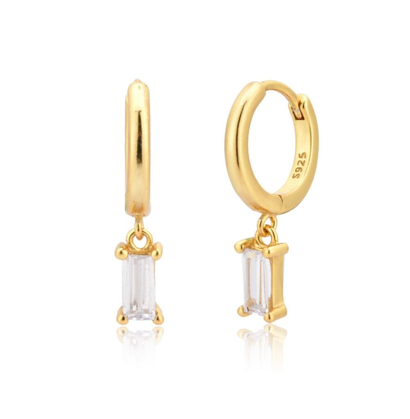 DAINTY EARRINGS earing Yubama Jewelry Online Store - The Elegant Designs of Gold and Silver ! Gold Transparent 