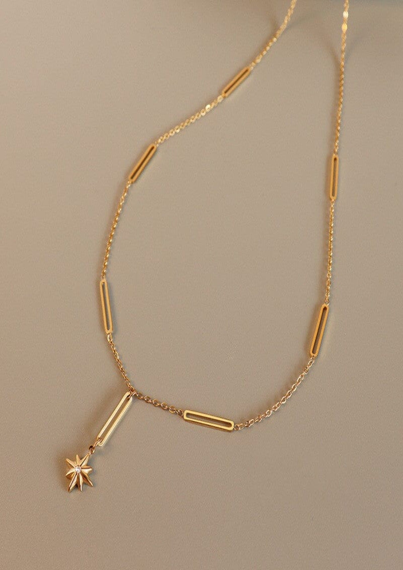 NORTH STAR NECKLACE neck Yubama Jewelry Online Store - The Elegant Designs of Gold and Silver ! 
