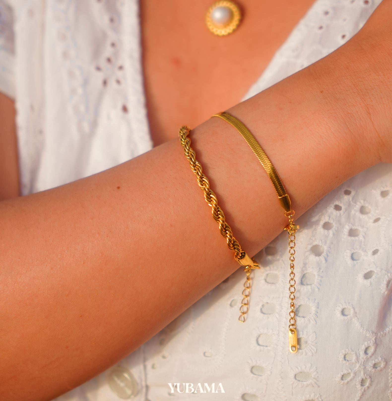 SNAKE BRACELET - GOLD braclet Yubama Jewelry Online Store - The Elegant Designs of Gold and Silver ! 