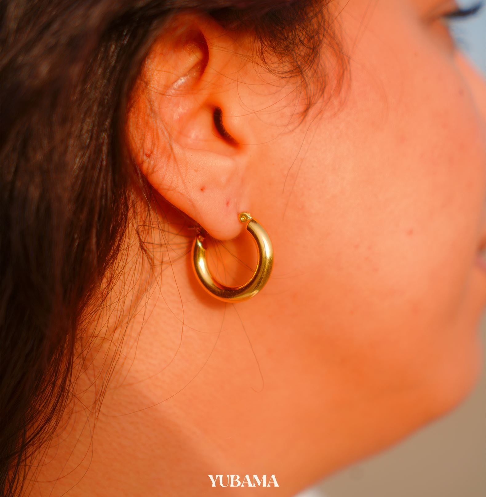 JANE HOOP EARRINGS earing Yubama Jewelry Online Store - The Elegant Designs of Gold and Silver ! 