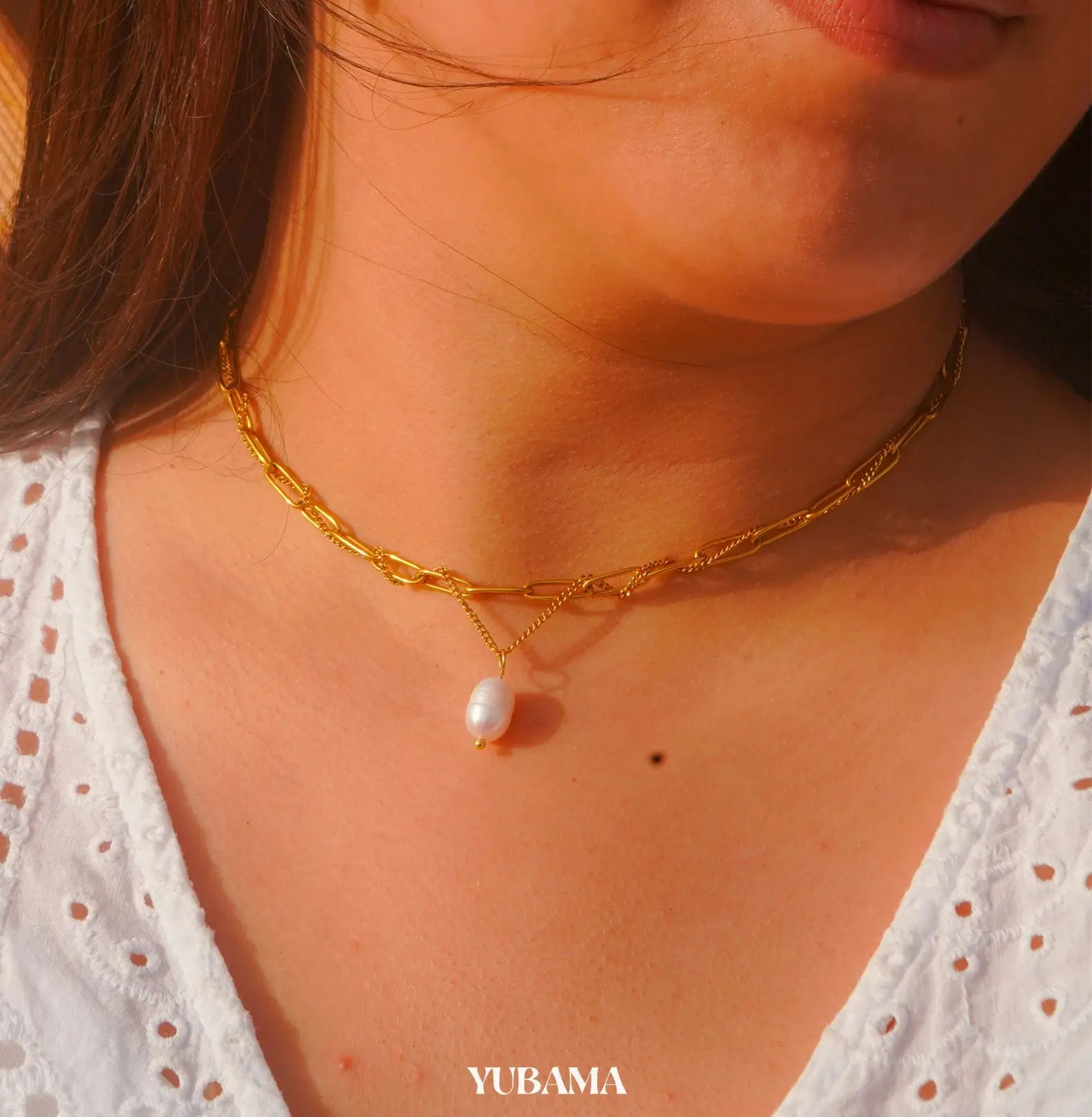 FRESHWATER LAYERED PEARL NECKLACE