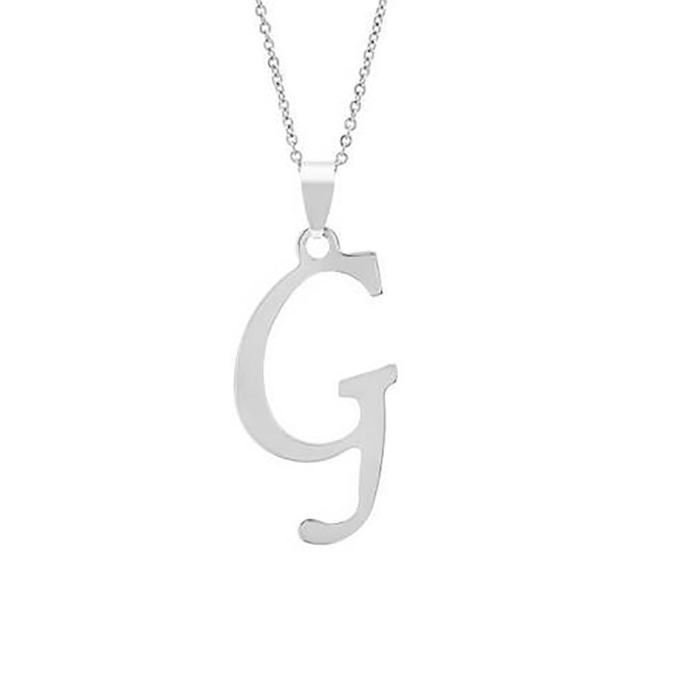 Stainless Steel English Letter Necklace Pendant