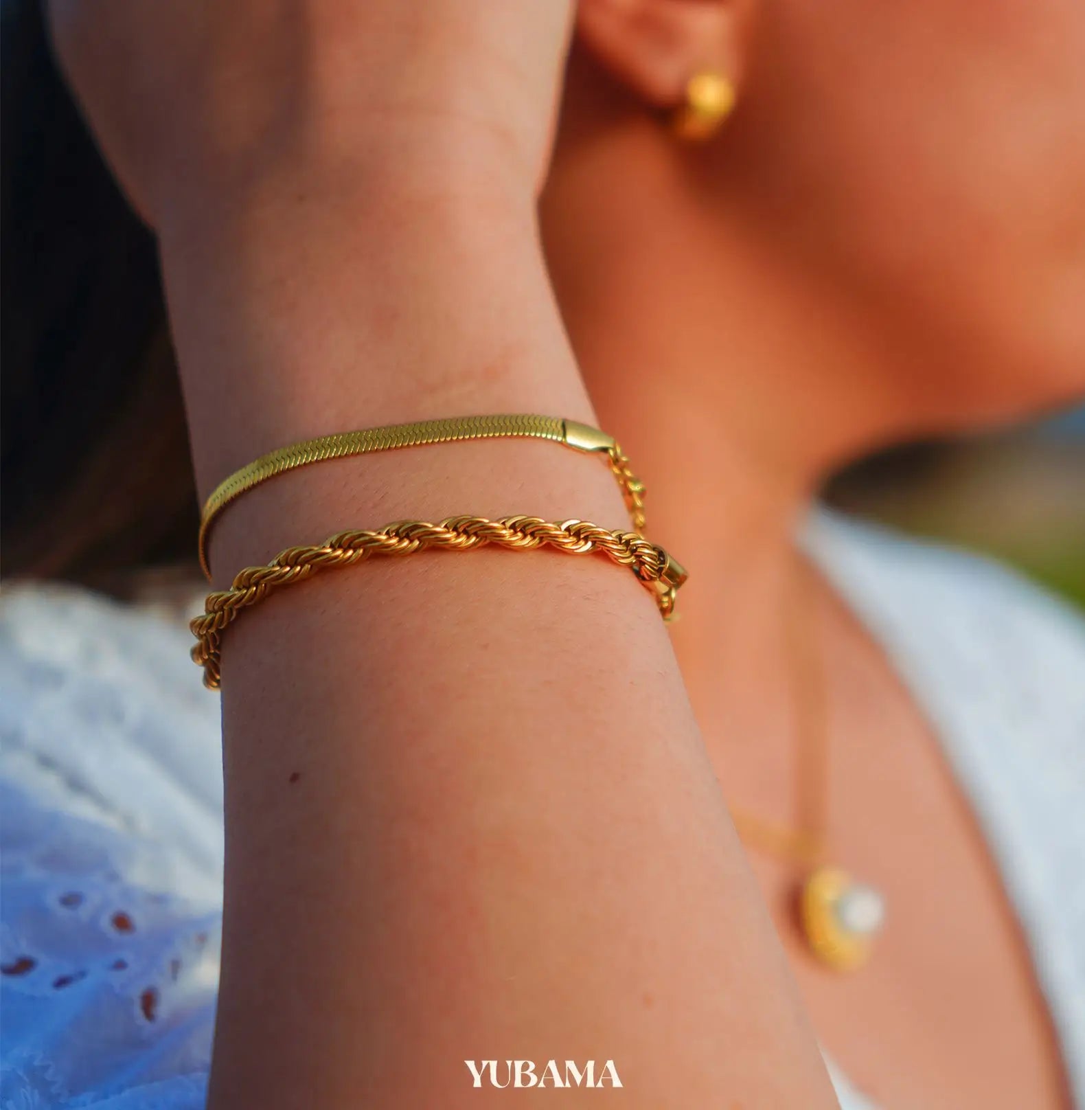 SCHLANGENARMBAND - GOLD