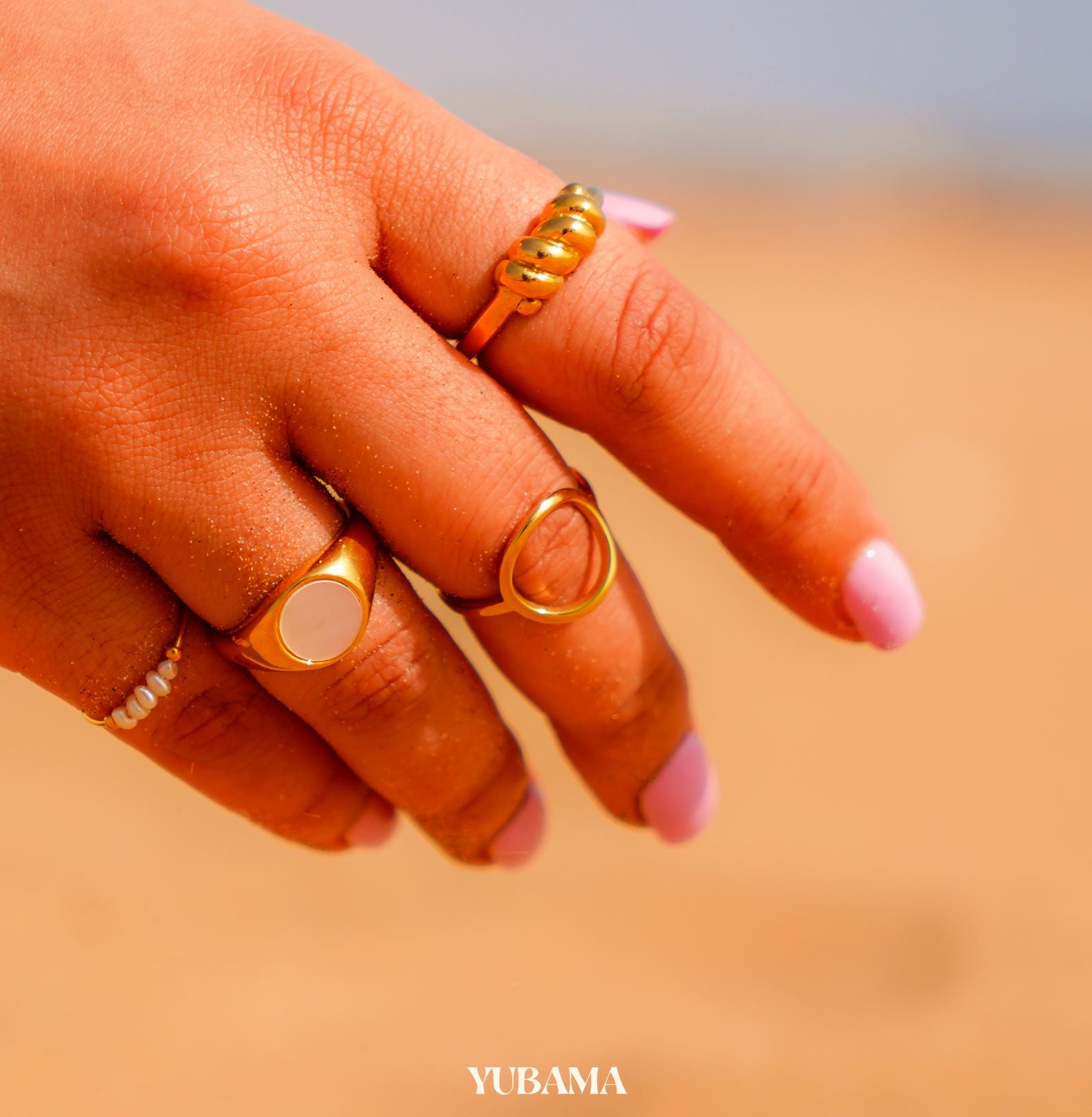 OVAL RING braclet Yubama Jewelry Online Store - The Elegant Designs of Gold and Silver ! 