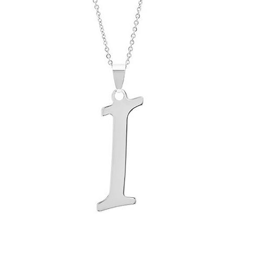 Stainless Steel English Letter Necklace Pendant