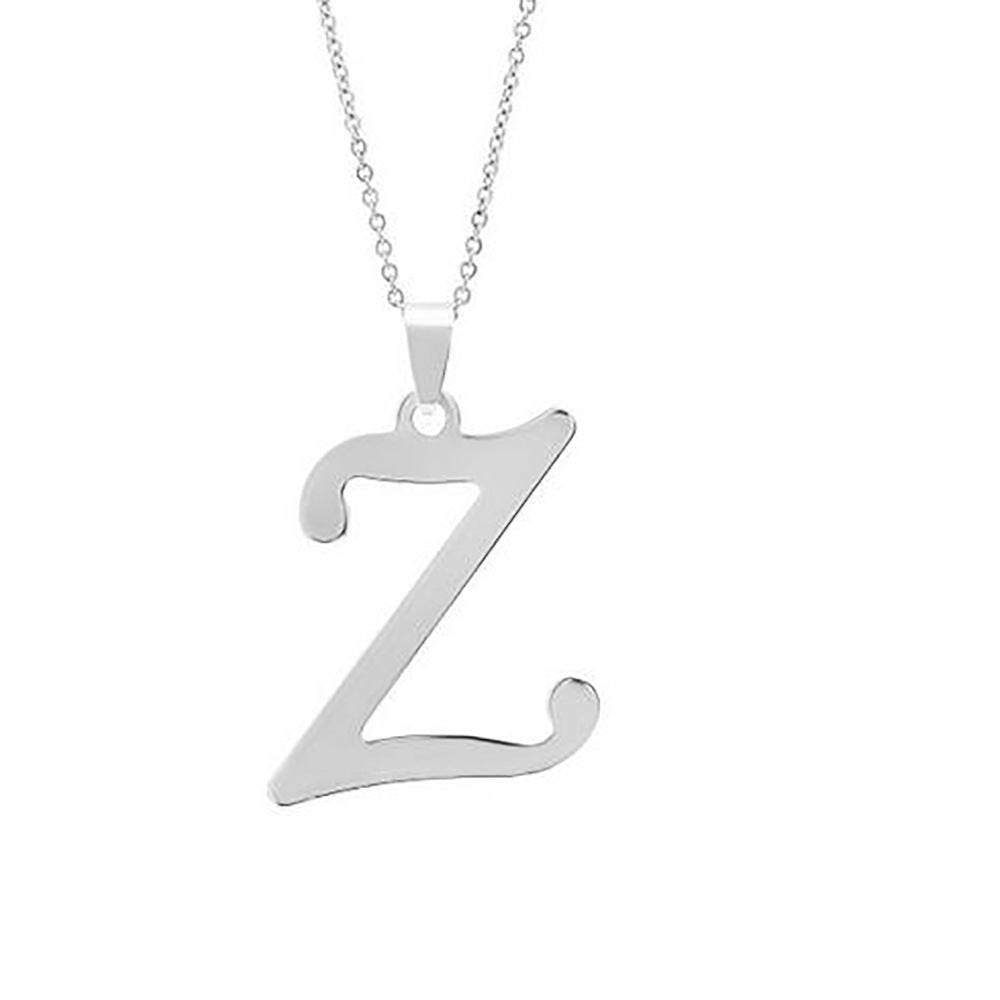 Stainless Steel English Letter Necklace Pendant