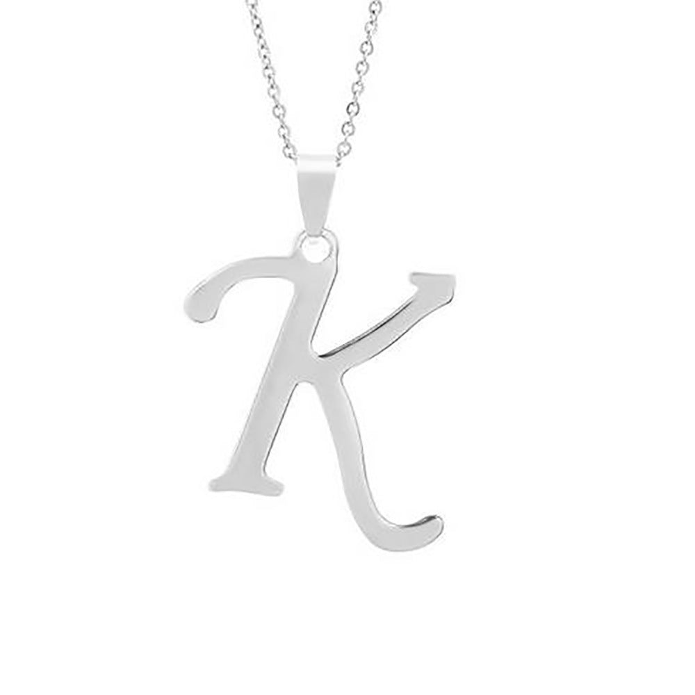 Stainless Steel English Letter Necklace Pendant