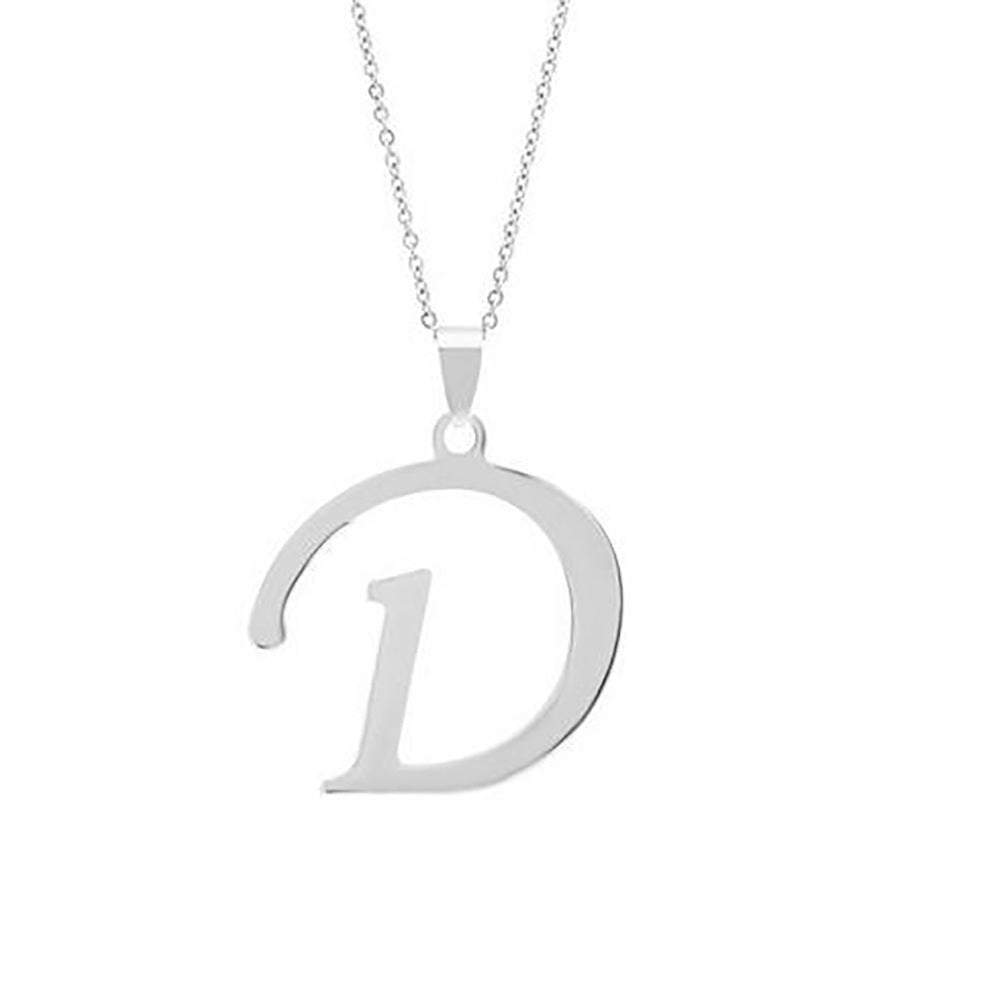 Stainless Steel English Letter Necklace Pendant