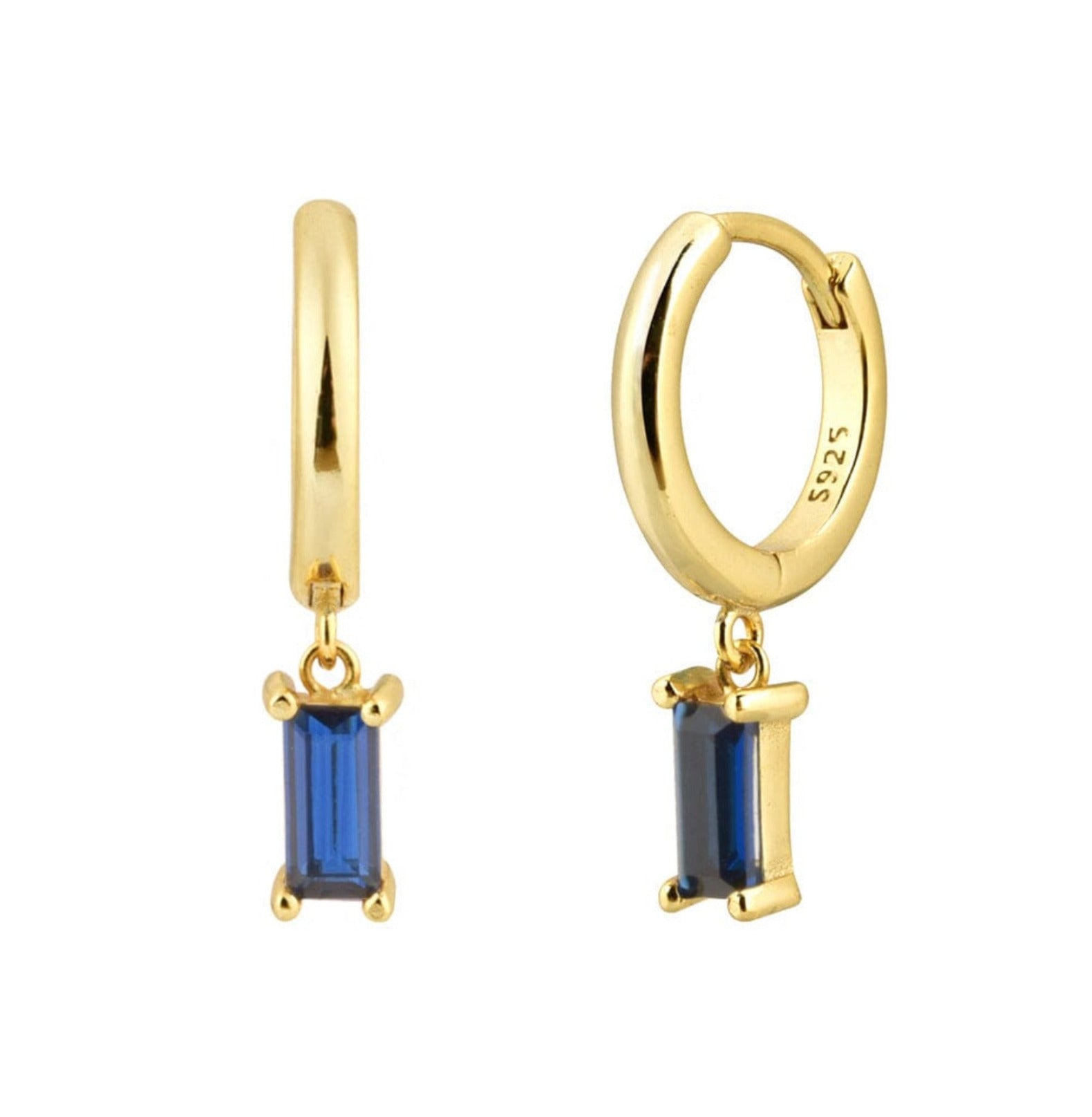 DAINTY EARRINGS earing Yubama Jewelry Online Store - The Elegant Designs of Gold and Silver ! Blue 