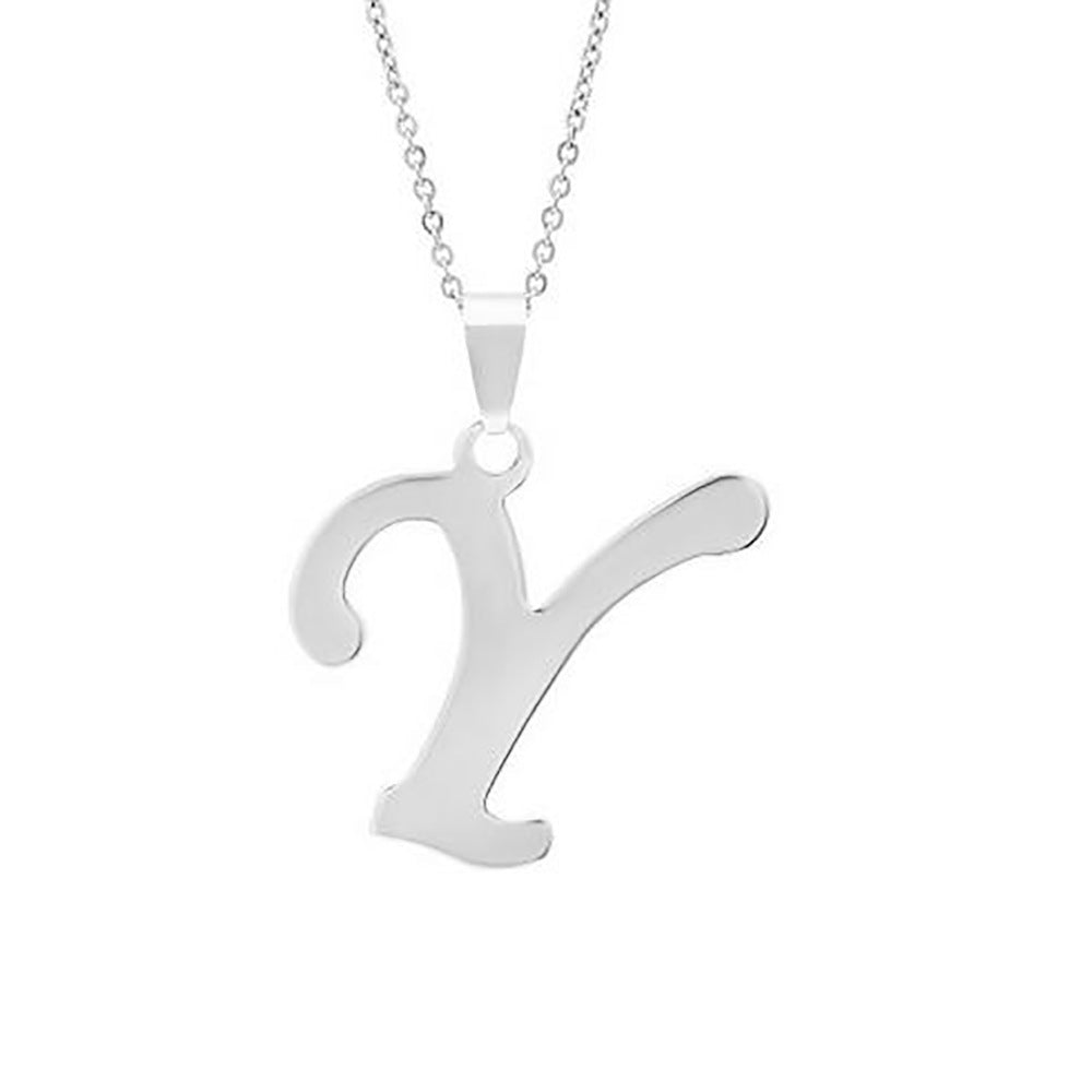 Stainless Steel English Letter Necklace Pendant