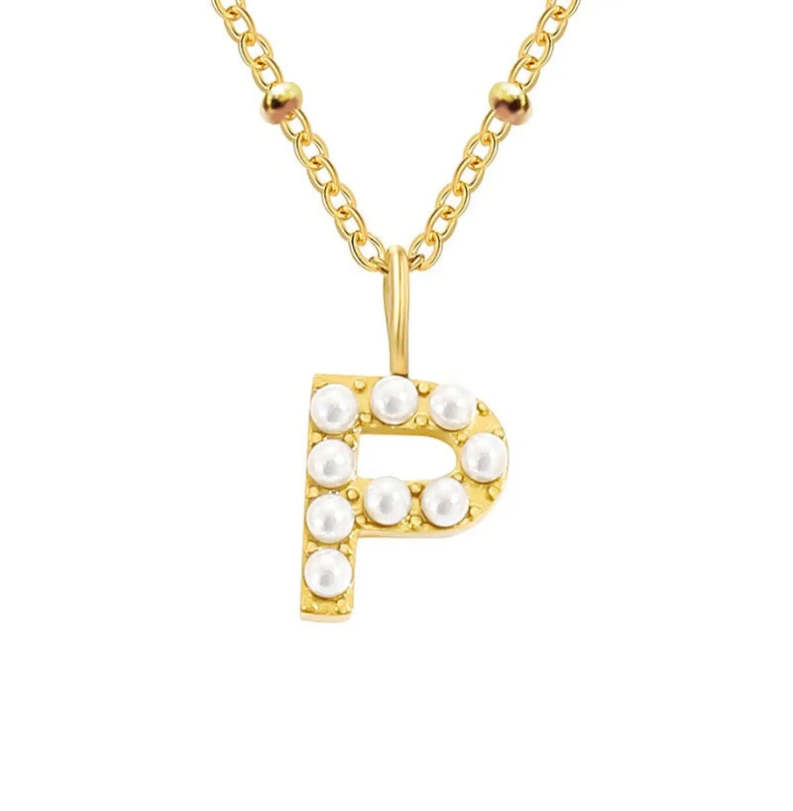 PERSONALISED PEARL INITIAL NECKLACE