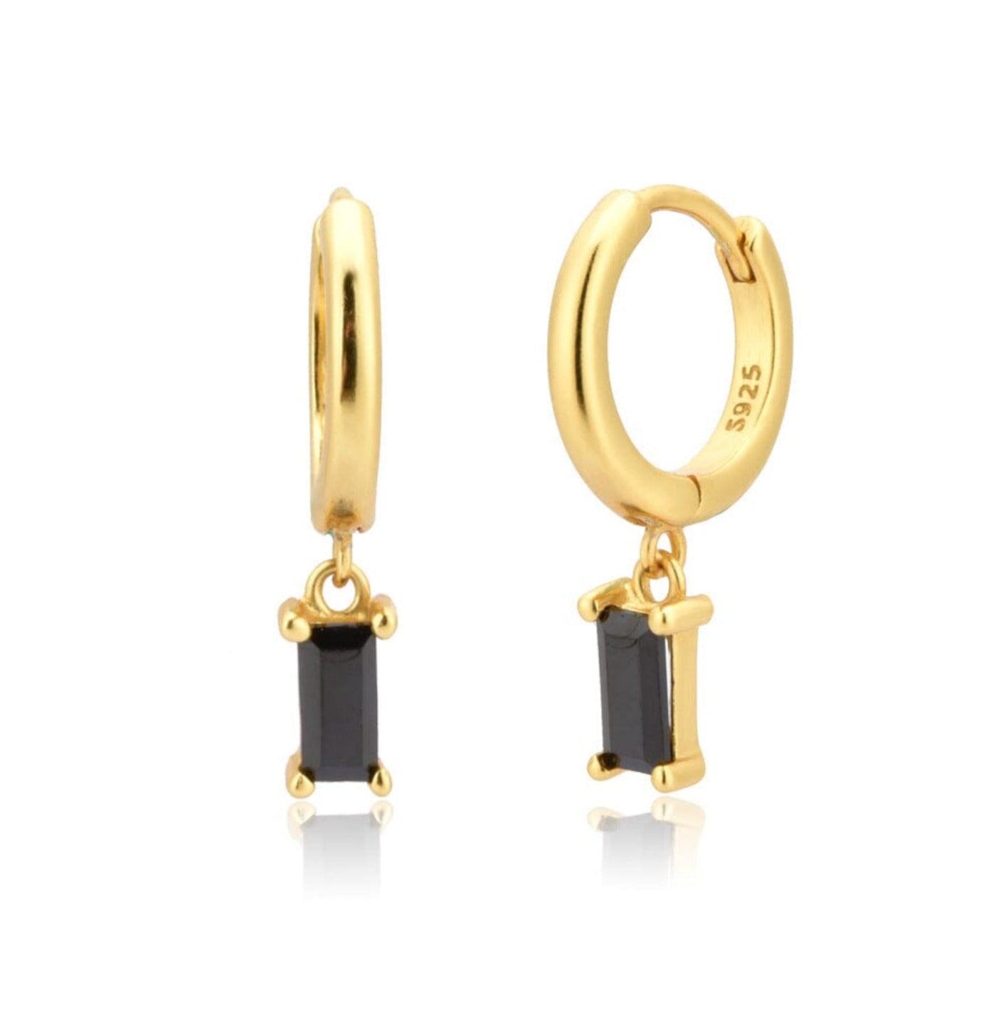 DAINTY EARRINGS earing Yubama Jewelry Online Store - The Elegant Designs of Gold and Silver ! Black 