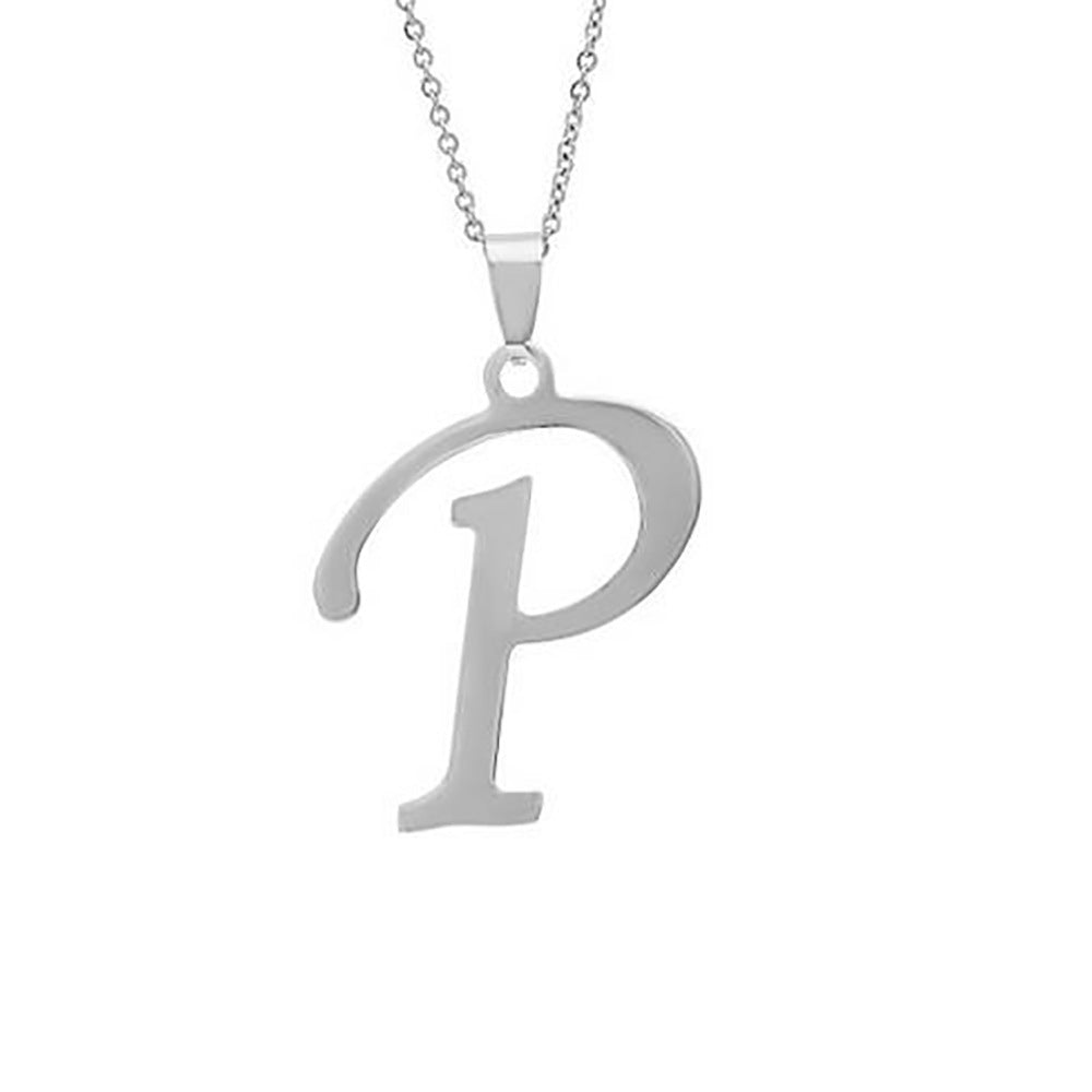 Stainless Steel English Letter Necklace Pendant