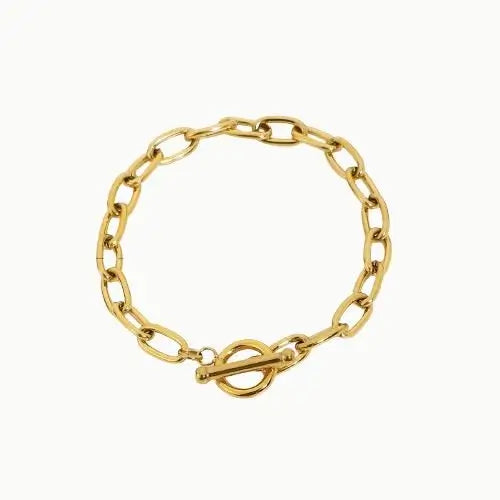 THICK TOGGLE CHAIN BRACELET