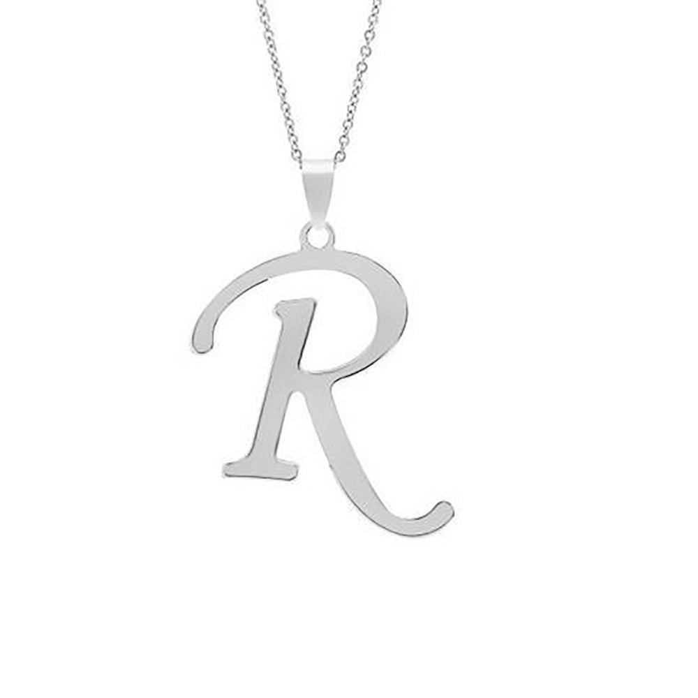 Stainless Steel English Letter Necklace Pendant