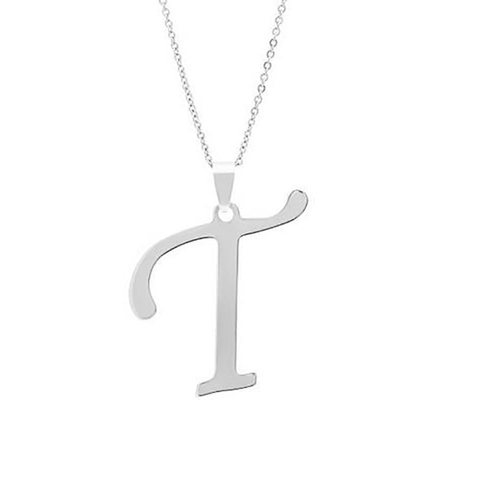 Stainless Steel English Letter Necklace Pendant