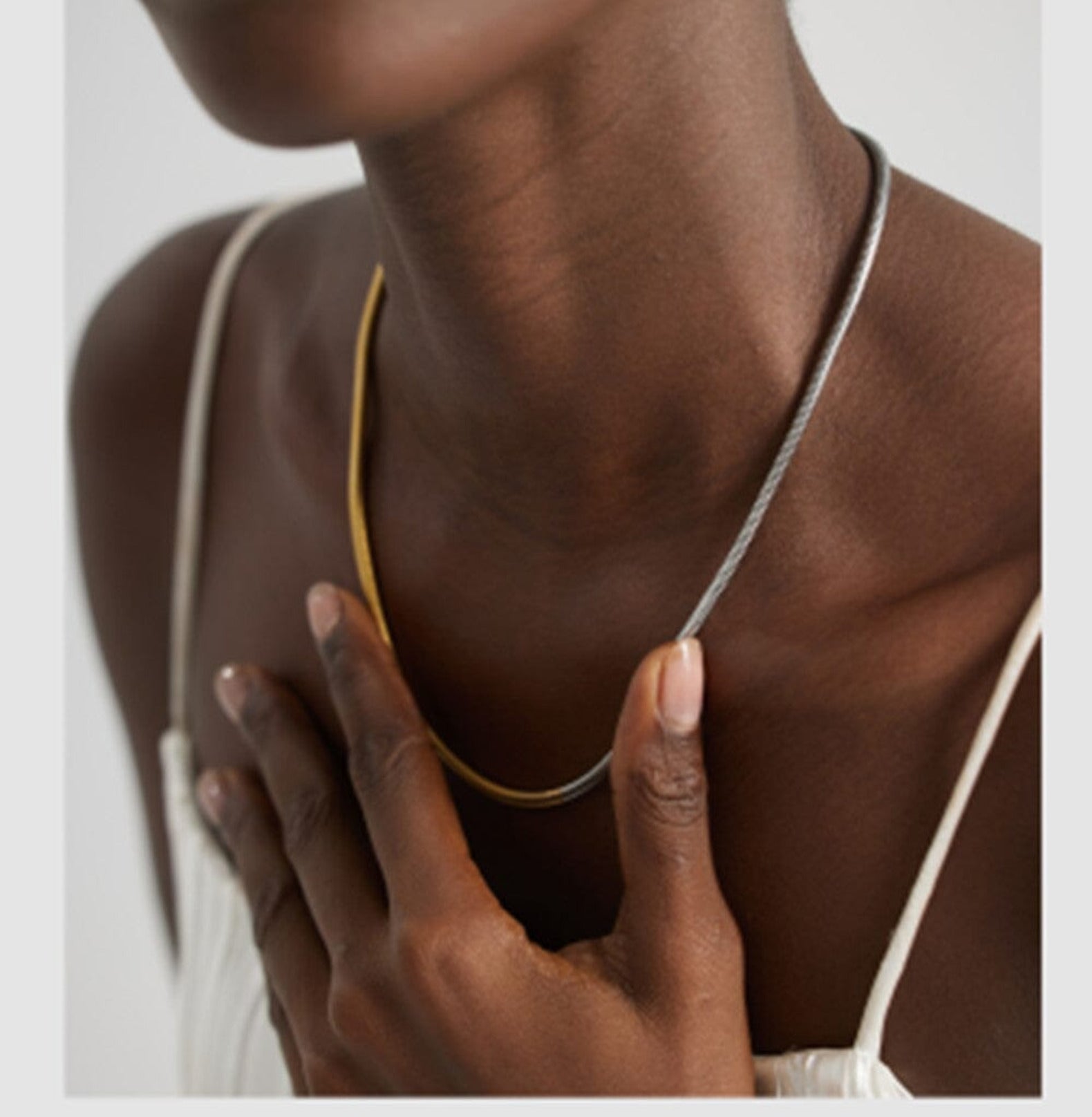 TWINS CHAIN neck Yubama Jewelry Online Store - The Elegant Designs of Gold and Silver ! 