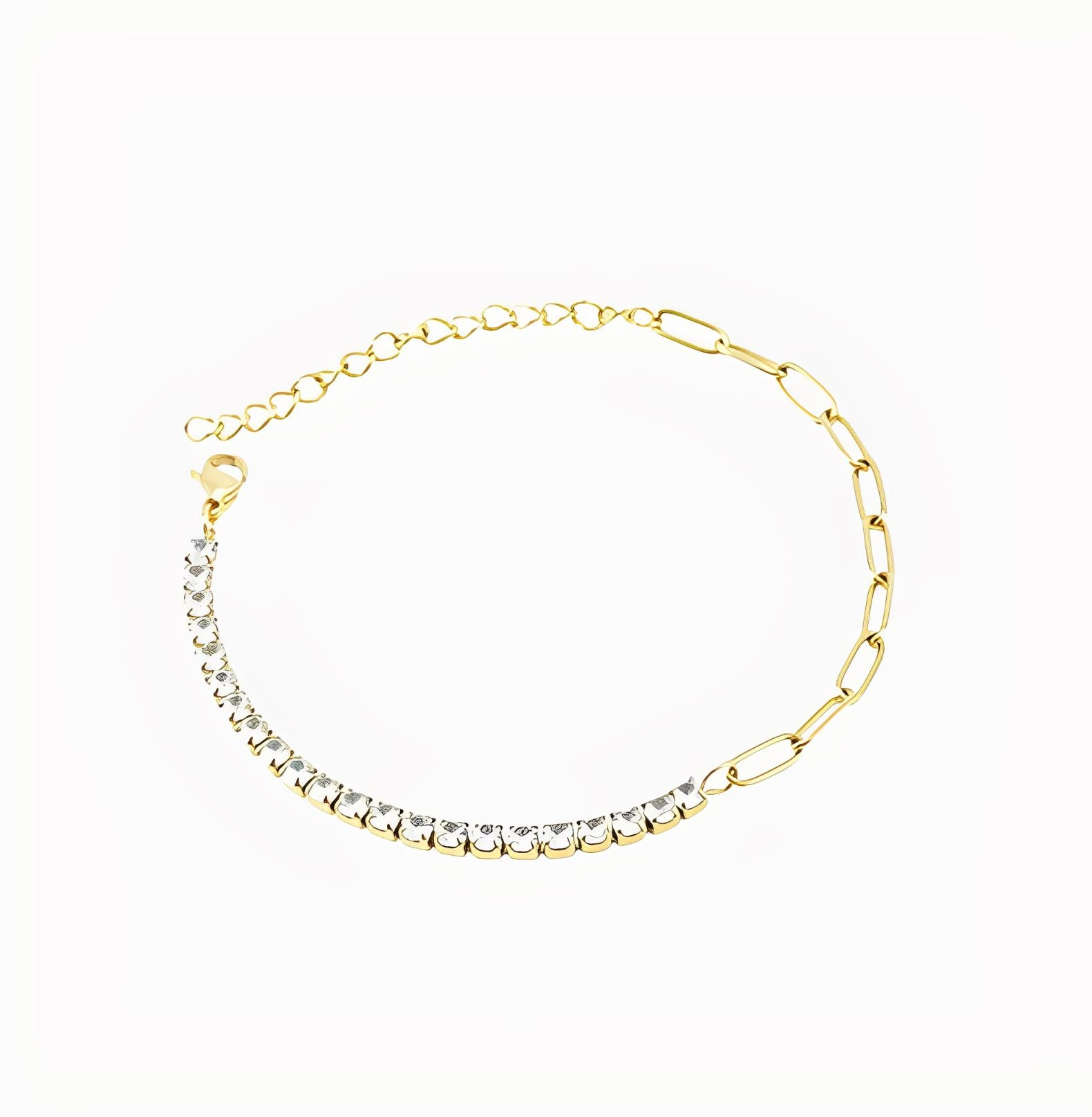 PAPERCLIP BRACLET neck Yubama Jewelry Online Store - The Elegant Designs of Gold and Silver ! 