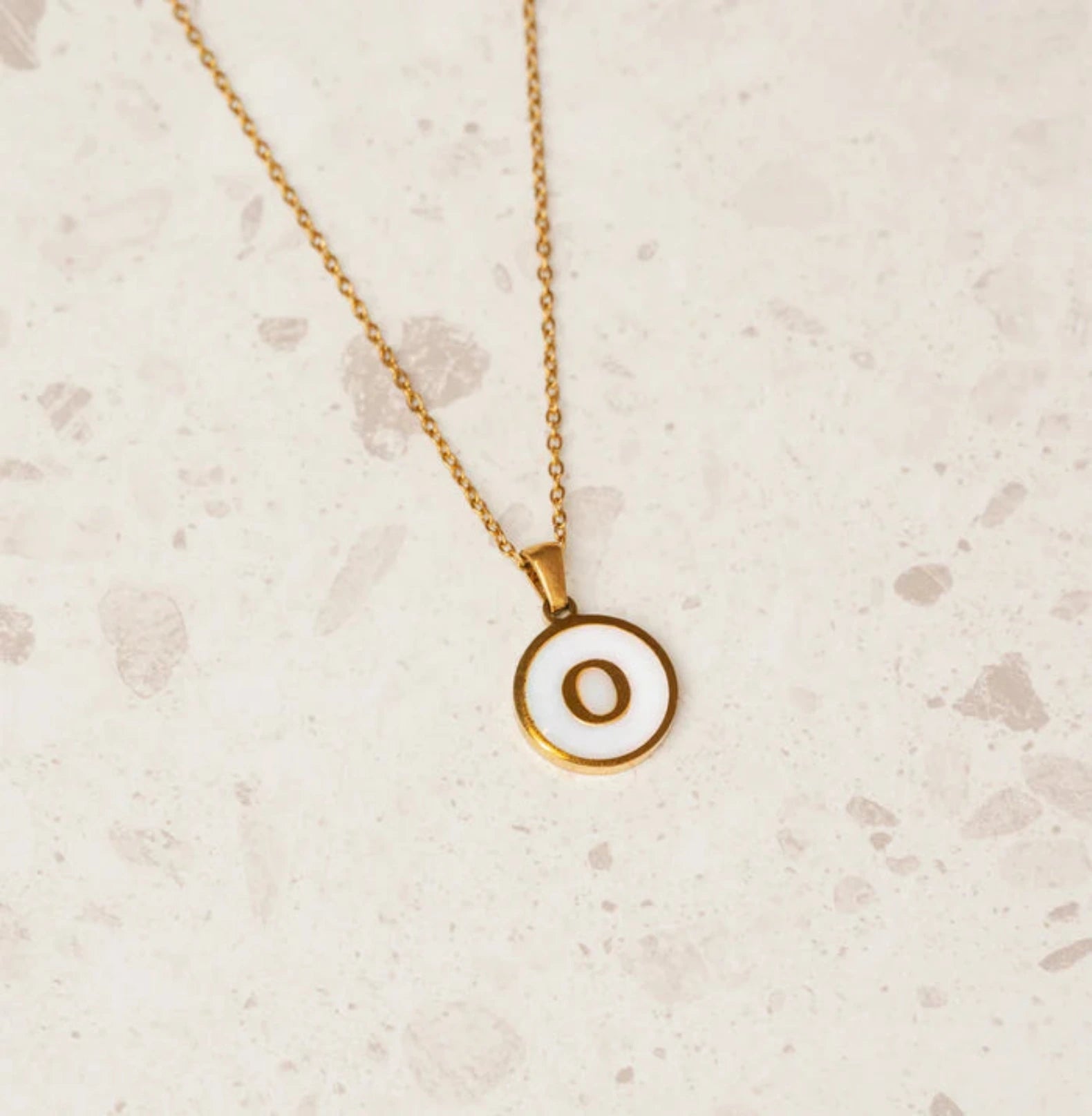 LUSTRE INITIAL NECKLACE