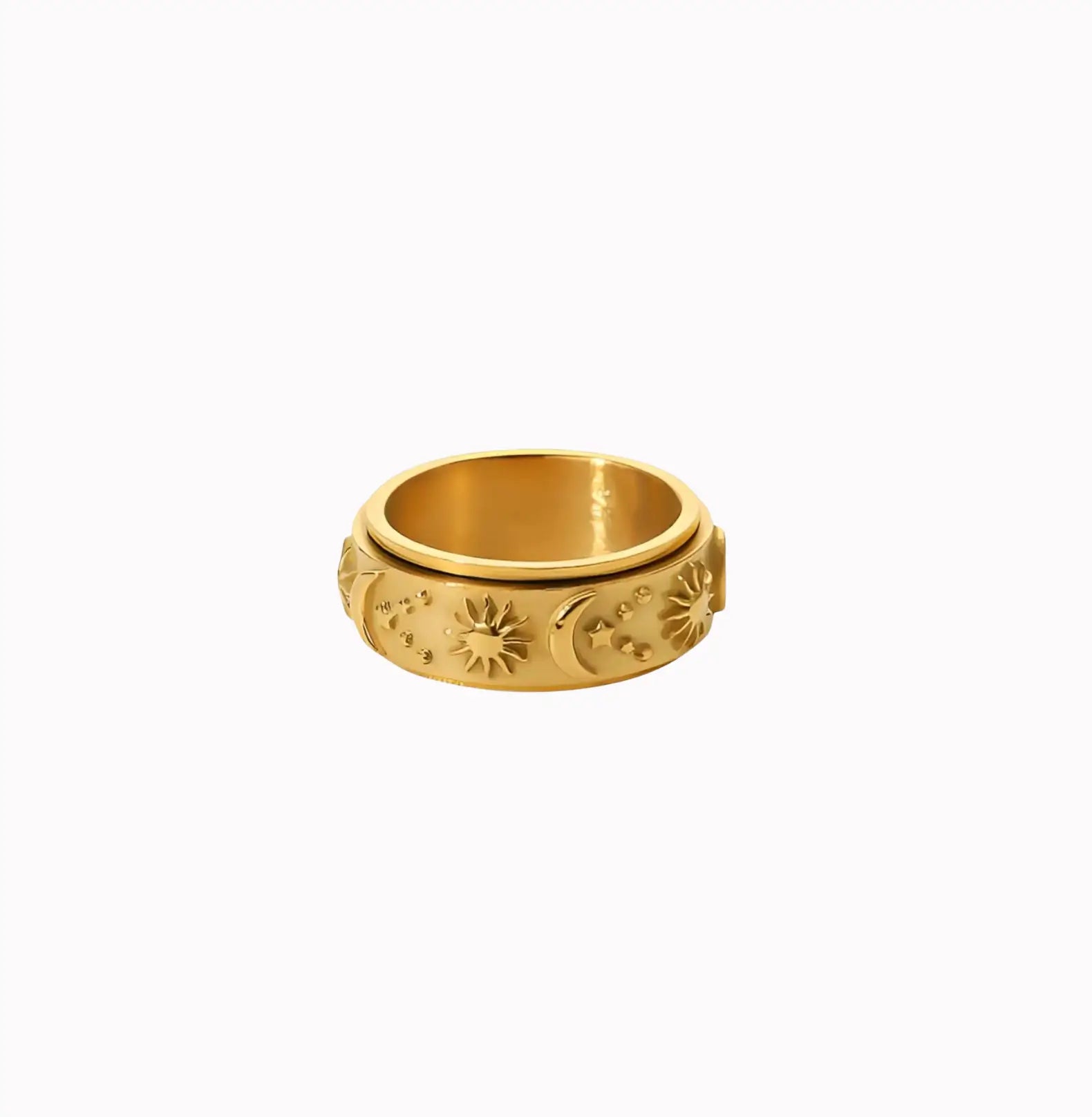 STAR MOON RING - GOLD