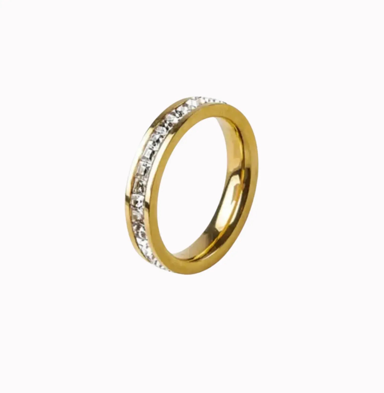 MALIKA DIAMONDS RING - GOLD