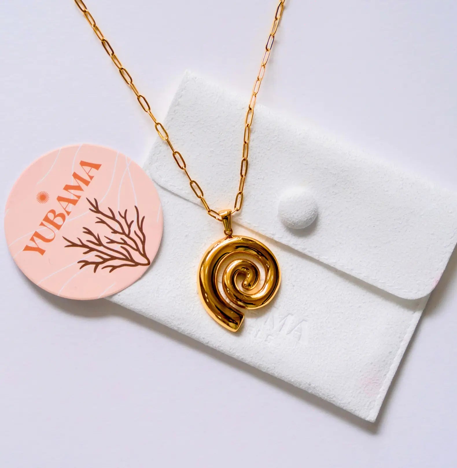 Twist Circle Pendant Necklace