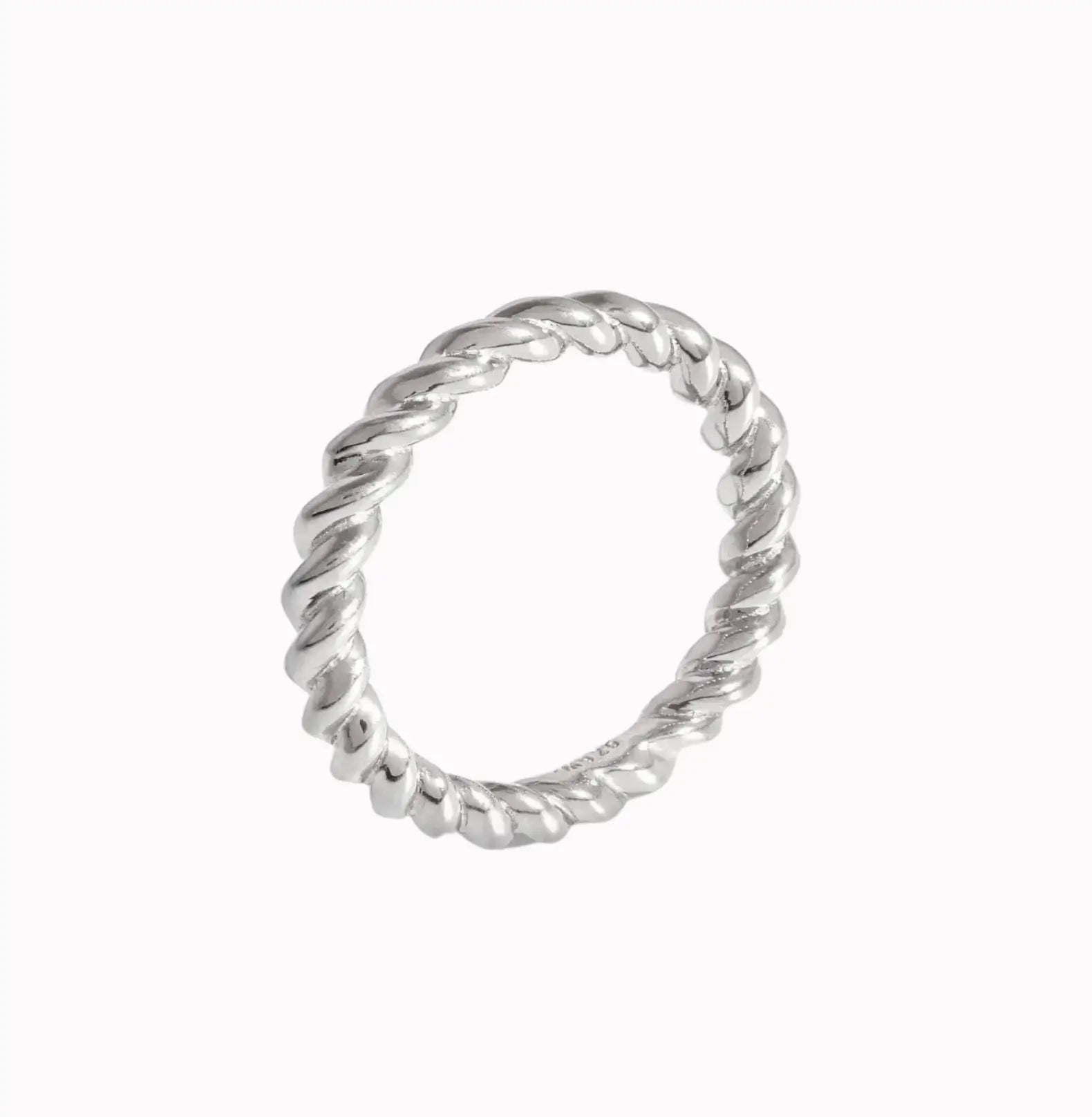 BAGUE D'EMPILAGE DE FLUX - ARGENT