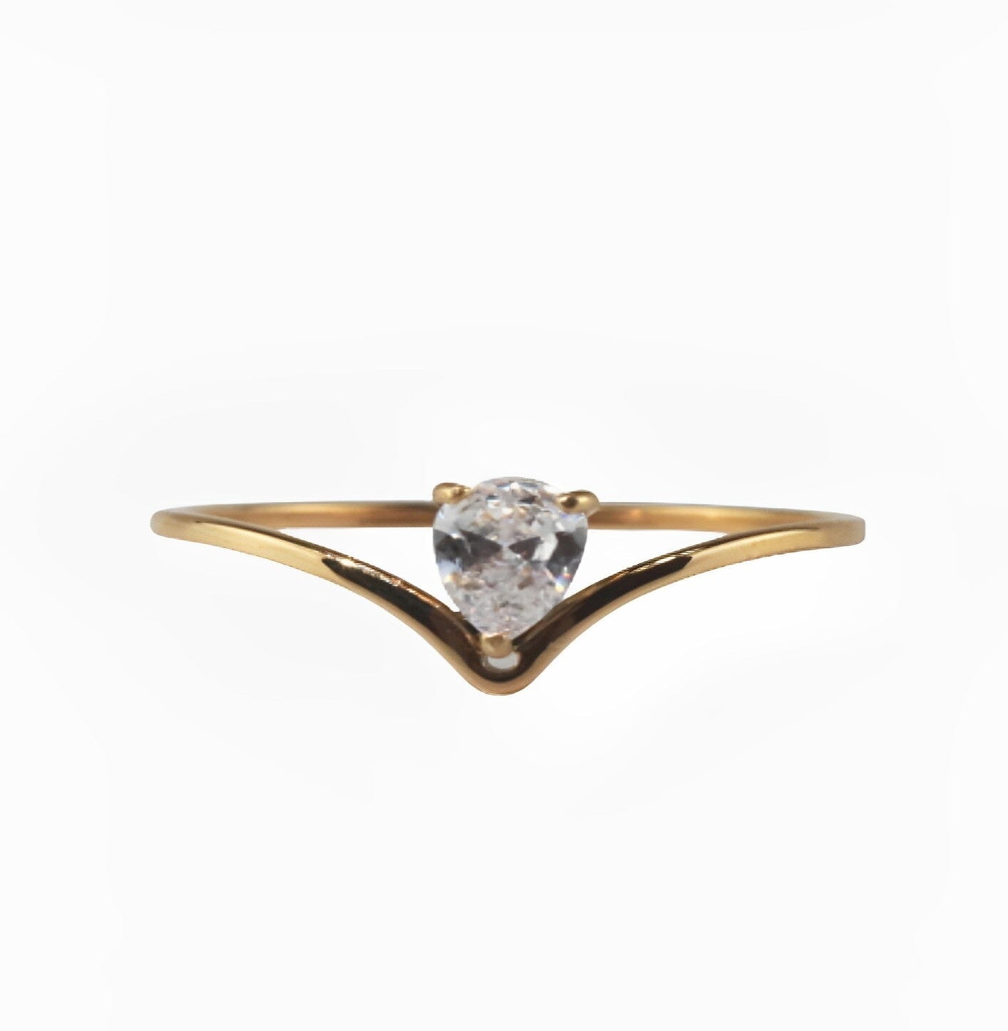 TEAR RING ring Yubama Jewelry Online Store - The Elegant Designs of Gold and Silver ! 