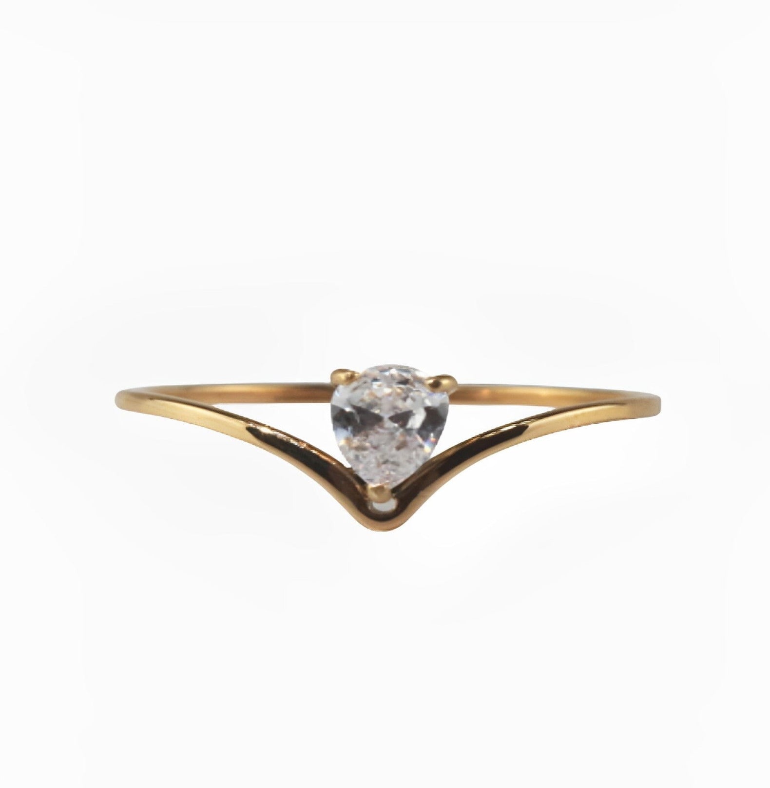 TEAR RING ring Yubama Jewelry Online Store - The Elegant Designs of Gold and Silver ! 